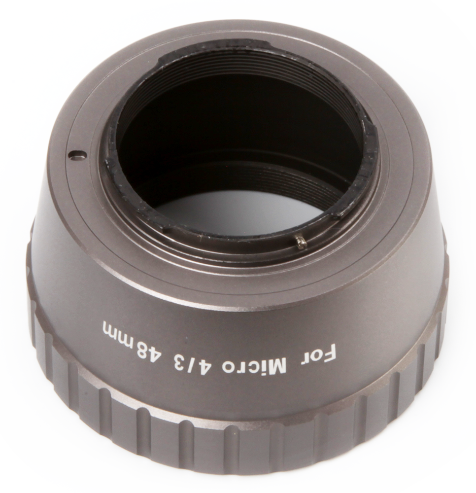 Willam Optics T mount for Olympus - Space Gray Olympus Micro 4/3 48mm