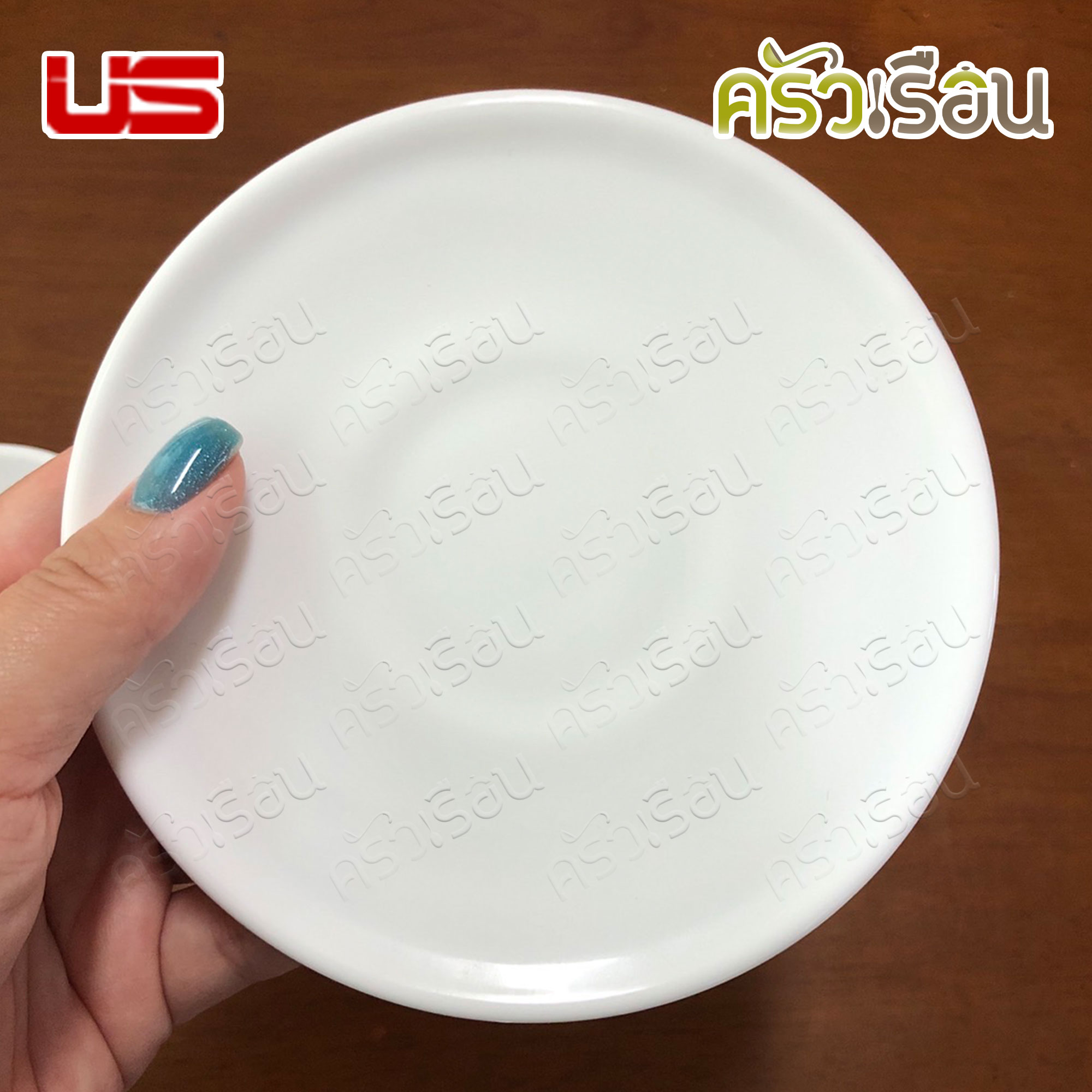 US ชุุดกาแฟ แก้วโอปอล พร้อมจานรอง PC-60 ขนาดแก้ว 170 ml. / 5.6 ออนซ์ Ø 8.5 x 5.8 cm.