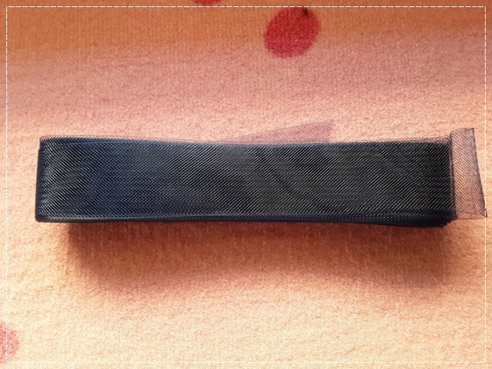 ตาข่ายดามชายกระโปรง สีน้ำเงิน 50 มม.