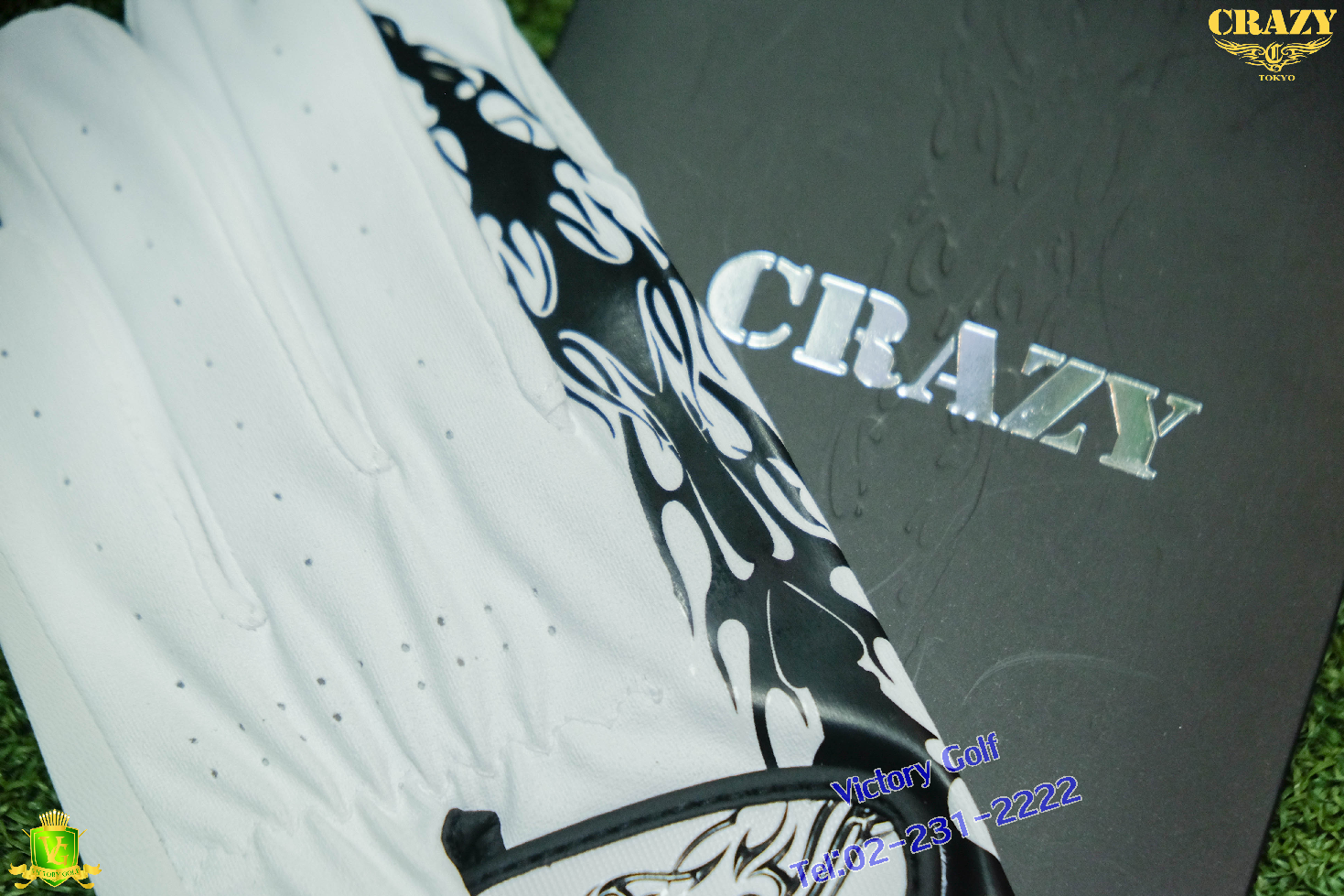 Glove CRAZY (วัสดุเป็นหนังแกะ ให้ความรู้สึกที่ดีมาก ไม่ลื่น )