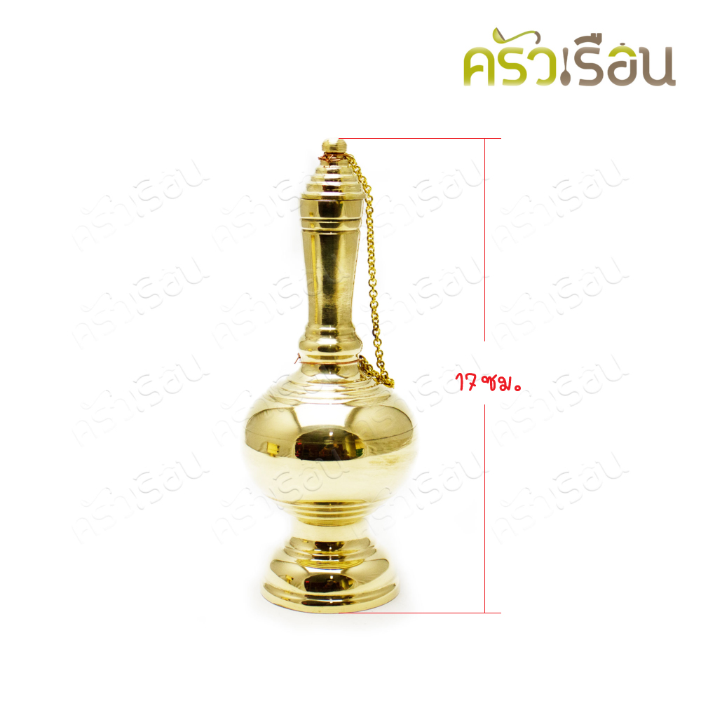 BRASS ชุดกรวดน้ำ ทองเหลือง ใหญ่ 10.5 ซม. (ขนาดถ้วยรอง) ที่กรวดน้ำ