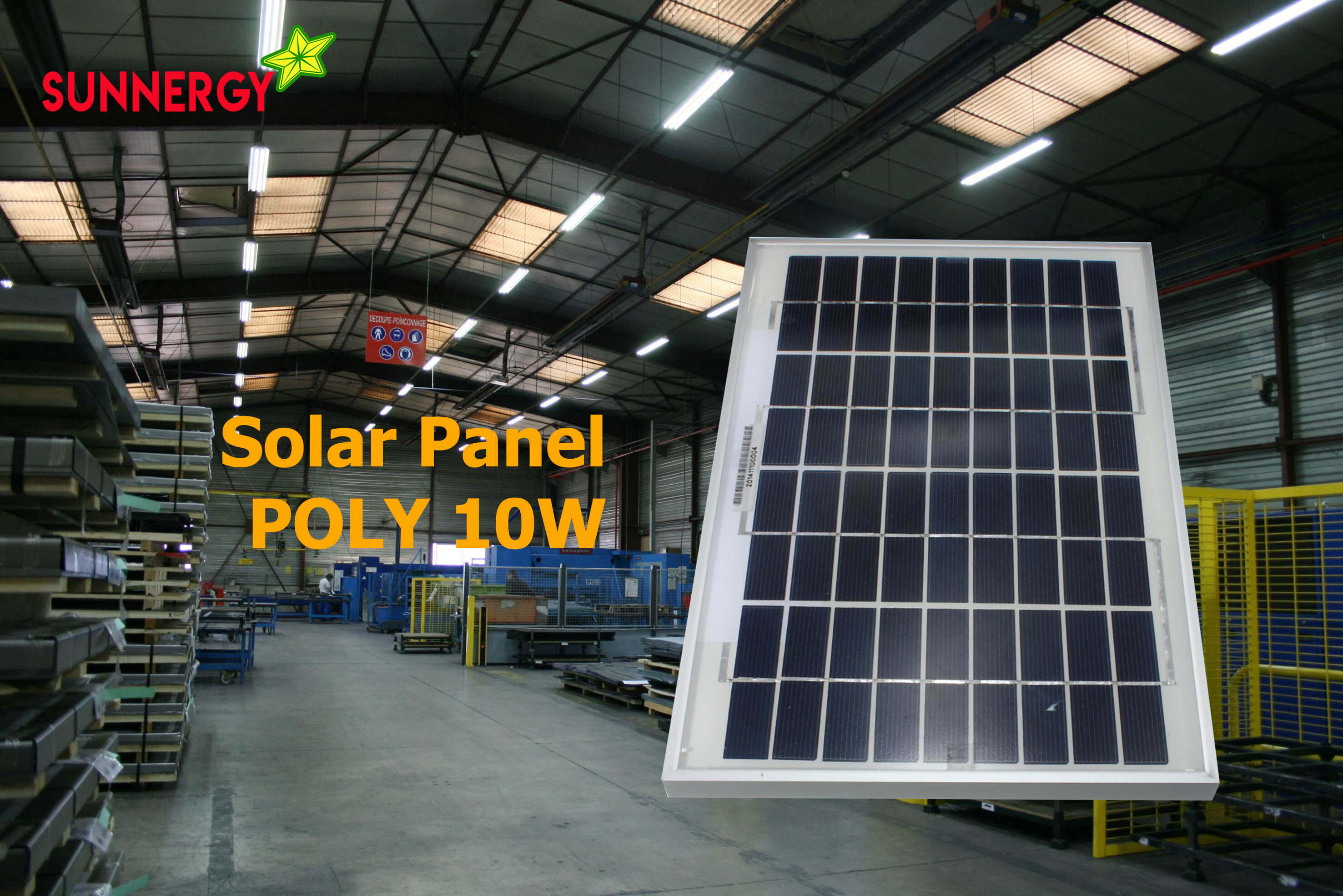 แผงโซล่าเซลล์โพลี 10W