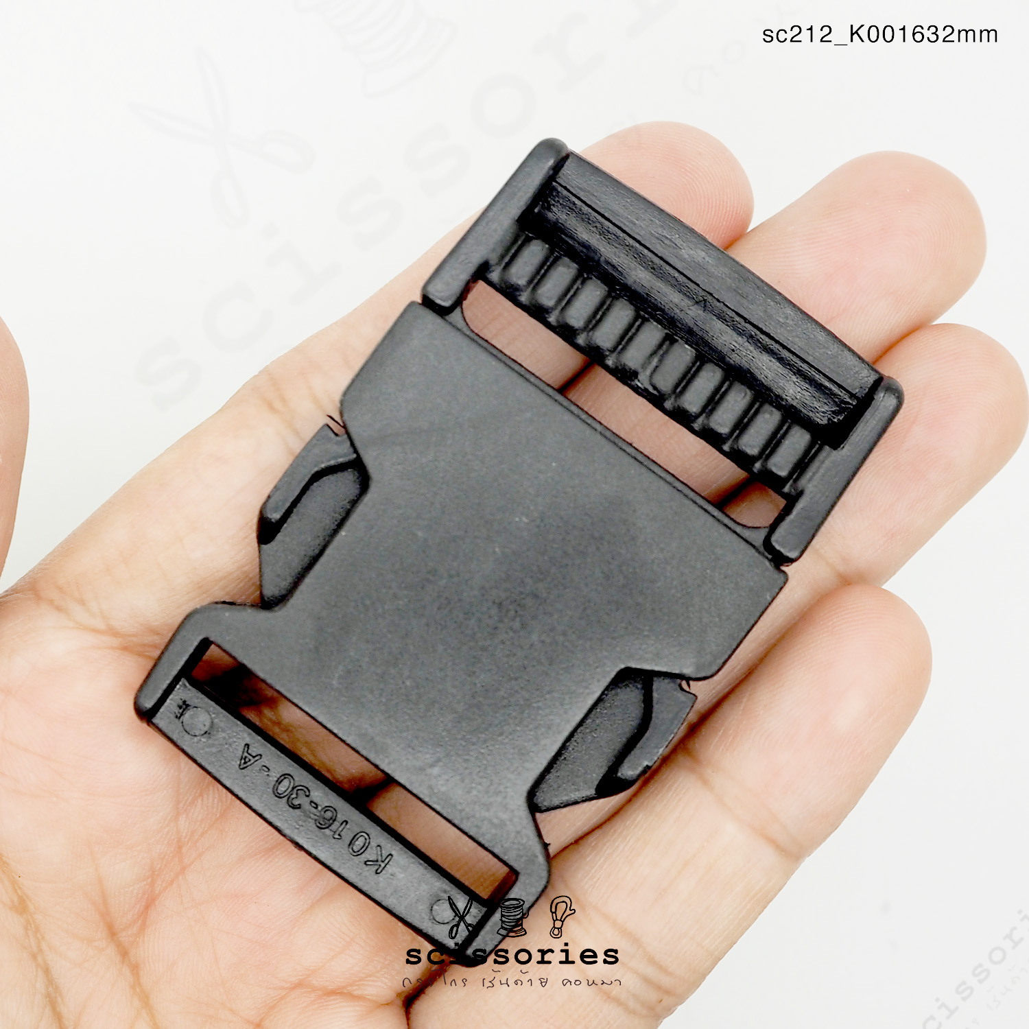 ตัวล็อค 32mm พลาสติกสีดำ10 ตัว