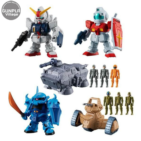 (ครบเซ็ต 5 กล่อง) Mobile Suit Gundam Micro Wars 2 BANDAI 4549660392323
