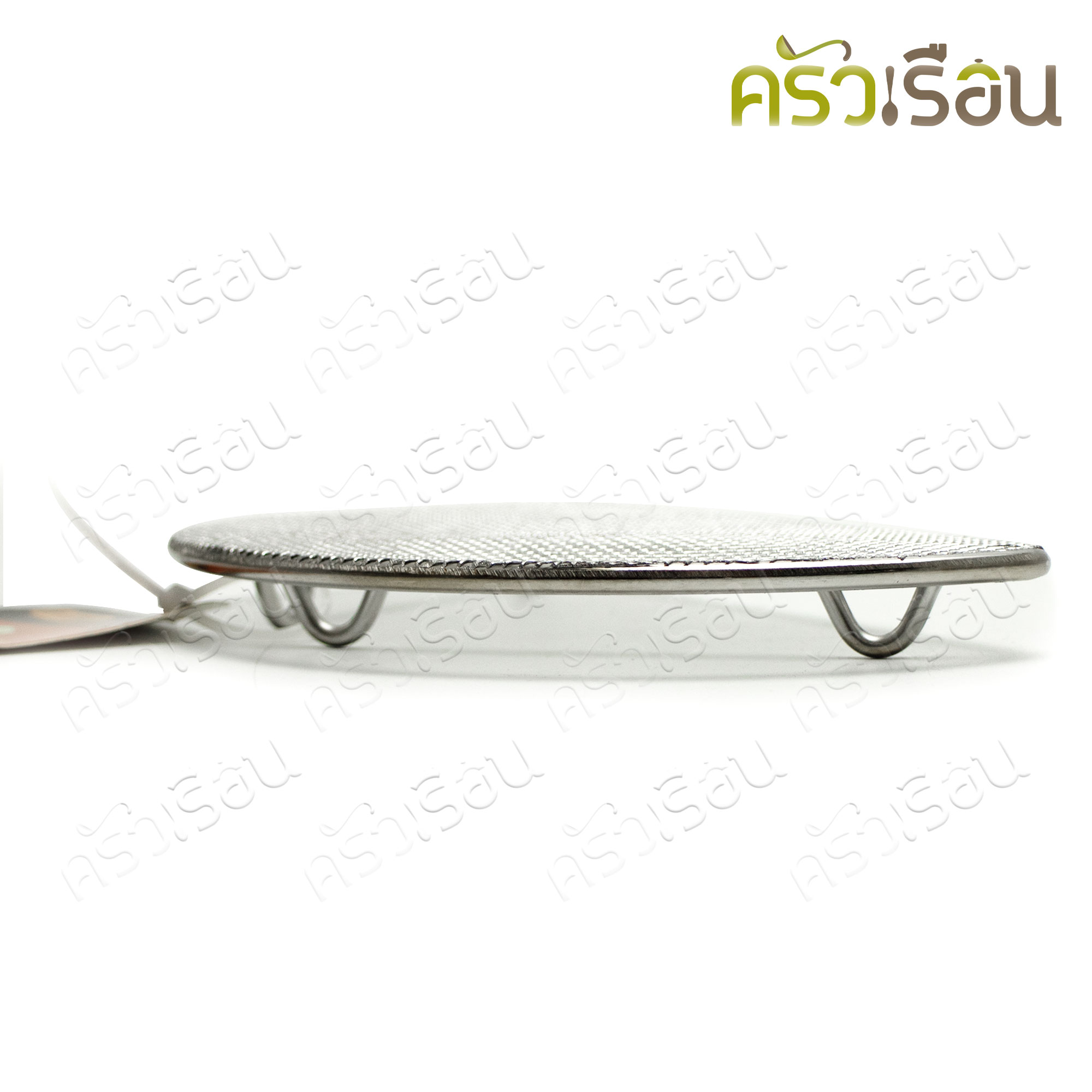 US ตะแกรง พักอาหาร สเตนเลส ครึ่งวงกลม 9.5 x 16 ซม. TKH-16