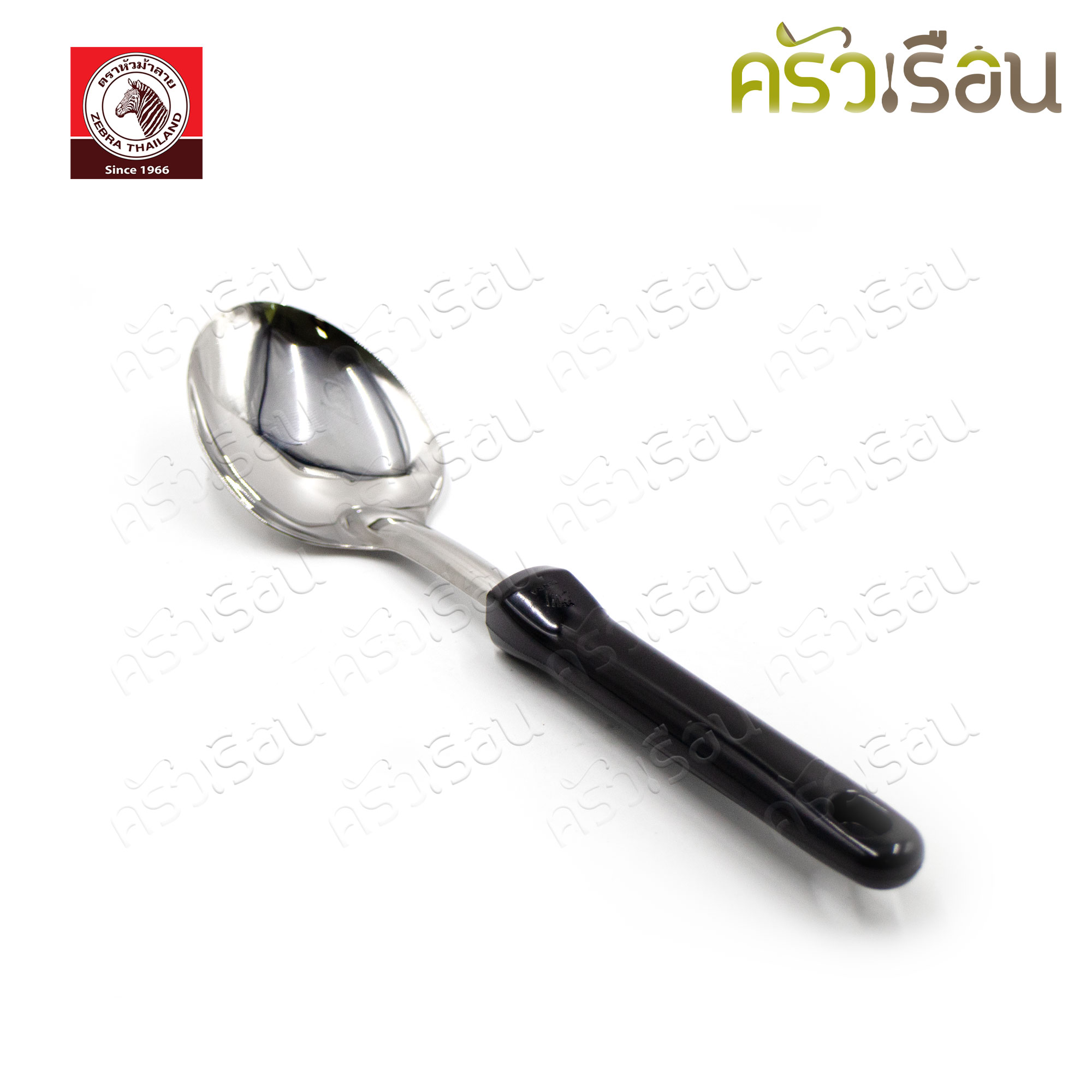 ZEBRA ชุดเครื่องครัว 6 ชิ้น ตราหัวม้าลาย 185443 หม้อหุงต้ม + ชั้นนึ่ง 22 ซม., หม้อด้าม 16 ซม. + ทัพพี 1 อัน