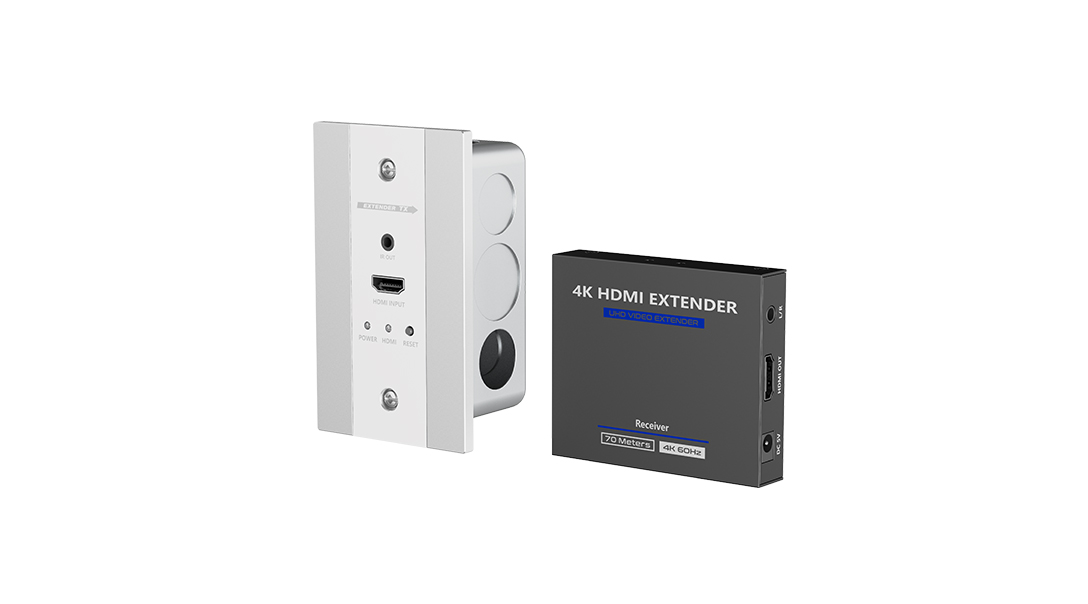 LENKENG LKV565US 4K@60Hz HDR HDMI ™Wall-Plate Extender