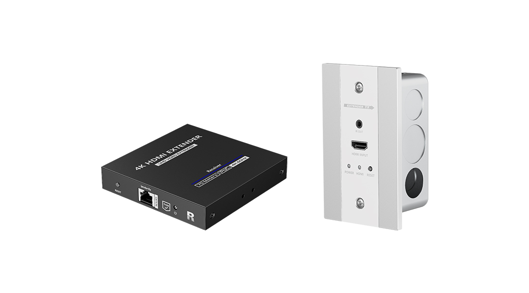LENKENG LKV676P-US 4K@60Hz HDR Wall-Plate HDMI™ Extender