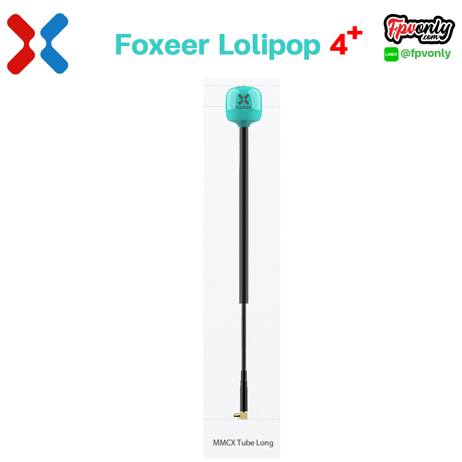 Foxeer Lollipop 4+ RHCP Plus High Quality 5.8G 2.6dBi FPV Omni LDS Antenna