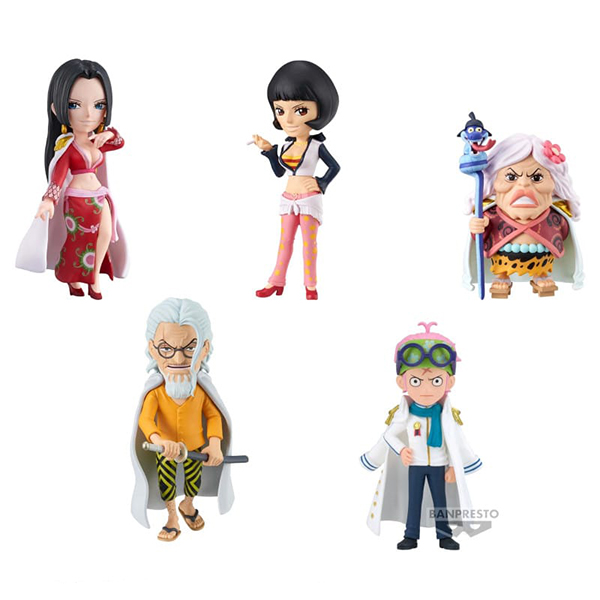 Banpresto (ครบ Set 5 กล่อง) WCF One Piece World Collectable Figure - Nyougashima 4983164889956 (Figure)