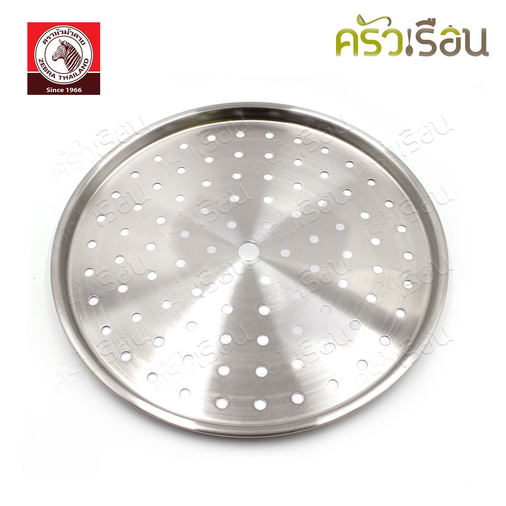 [Showcase] ZEBRA Chinese Wok, stainless steel, 5 Ply 38 cm. with steaming pad, thickness 2.3 mm. 176201