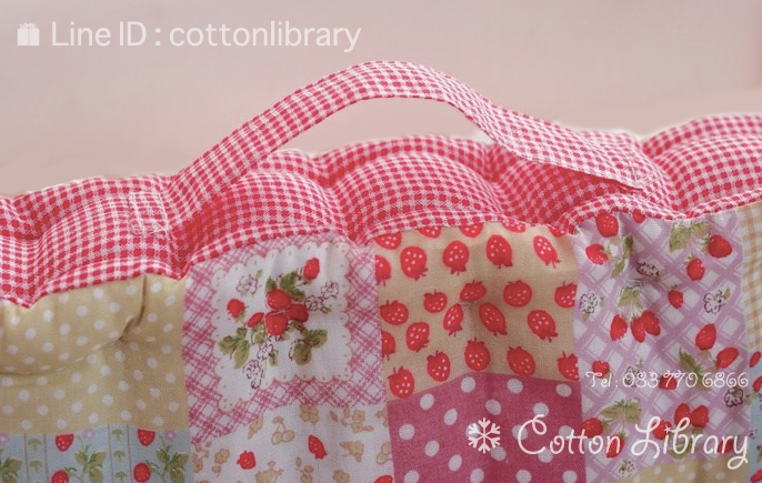 เบาะรองนั่งรุ่นแบบหนา สีชมพู