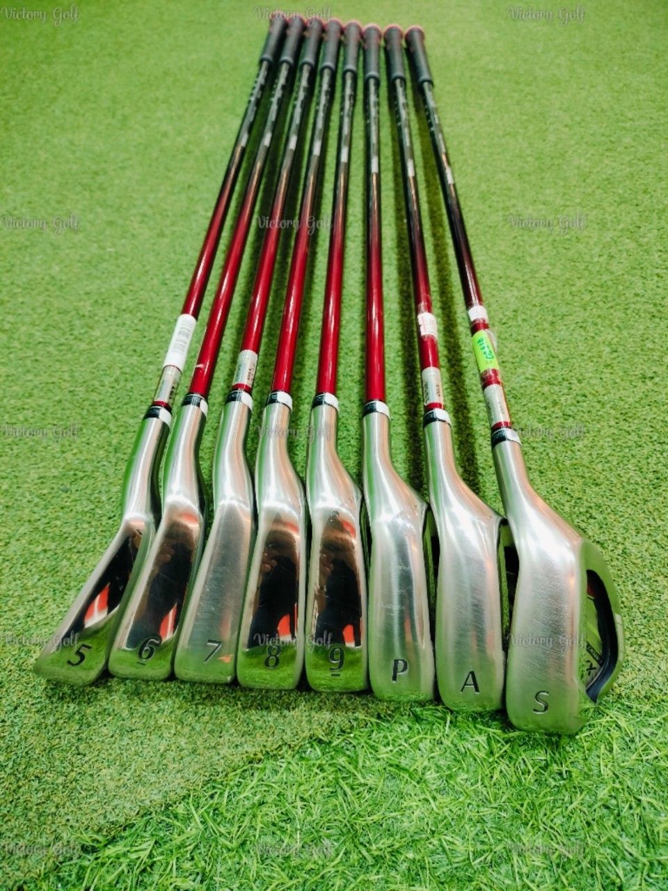 Iron set XXIO Experience The Difference 5-9, Pw, Aw, Sw ( MP 1100/ SR/TQ: 3.0 ) 50g. ปี 2020