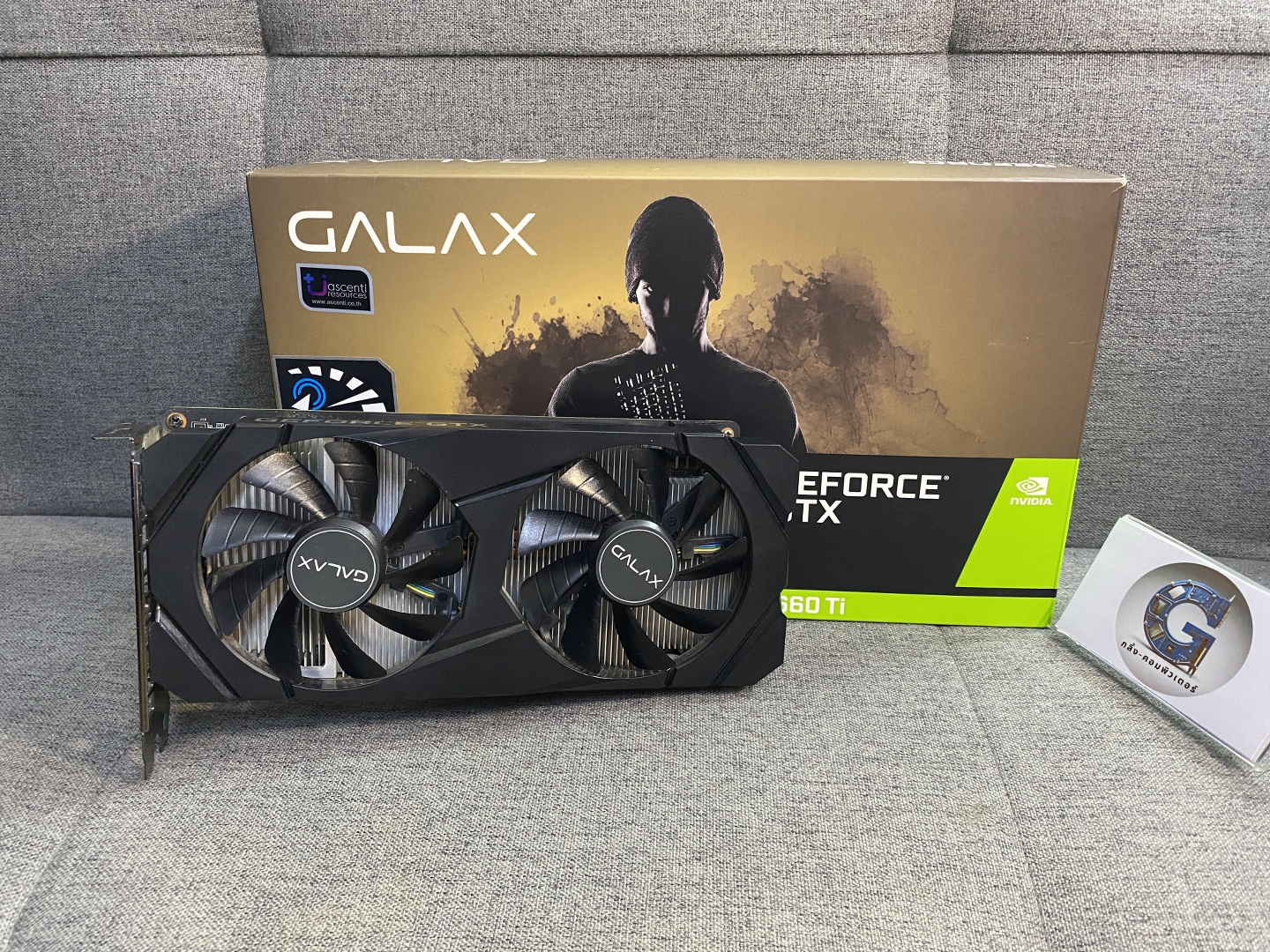 NVIDIA GTX 1660 Ti 6GB GDDR6 GALAX 1 CLICK OC1%
