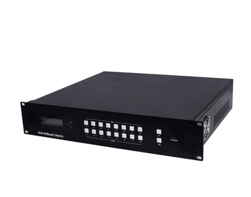 8x8 HDBaseT Matrix 70m Support POC IP Control RS232 Control