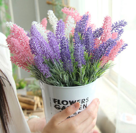 ดอกลาเวนเดอร์หิมะ งานPV สำหรับตกแต่งบ้านให้สดใส น่าอยู่ มี 3 สีให้เลือก