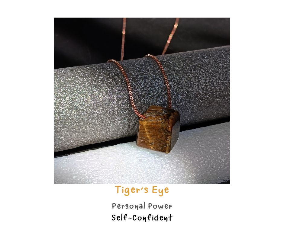 สร้อยคอ "Lak Lak " หินแท้ Tiger's Eye Necklace (ปกป้อง คุ้มครอง ดูดทรัพย์)
