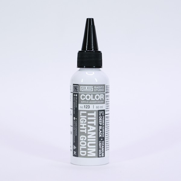 Raditz Studio RS 123S Titanium Light Gold 60 ml (General Effect) 8858878601238 (สี)