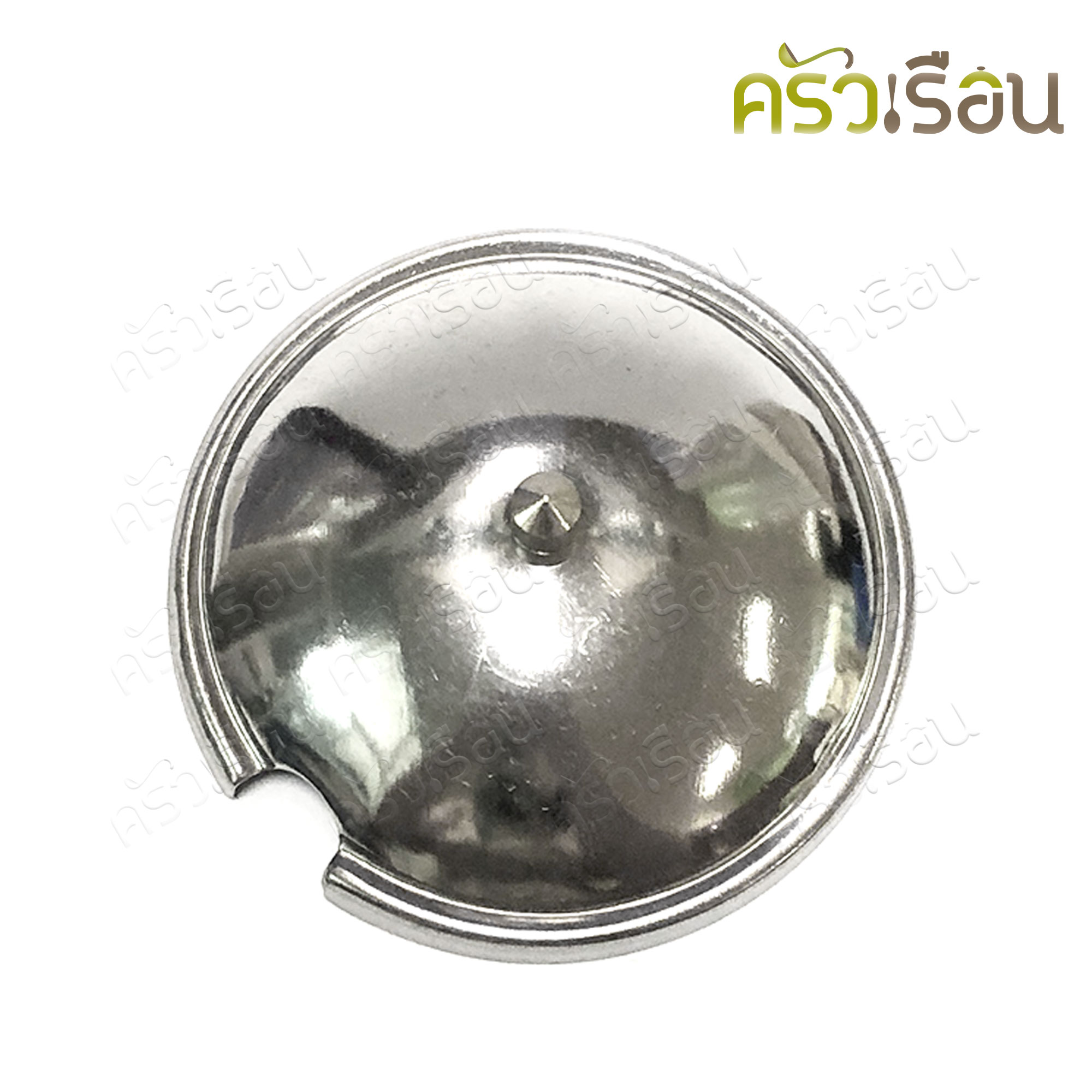 Twin ray ฝาเครื่องปรุง สเตนเลส มีช่อง ใส่ช้อน 7.4 x 2 ซม. #214 ฝาครอบแก้ว ฝาครอบมีรู ฝาครอบแก้วเครื่องปรุง twinray