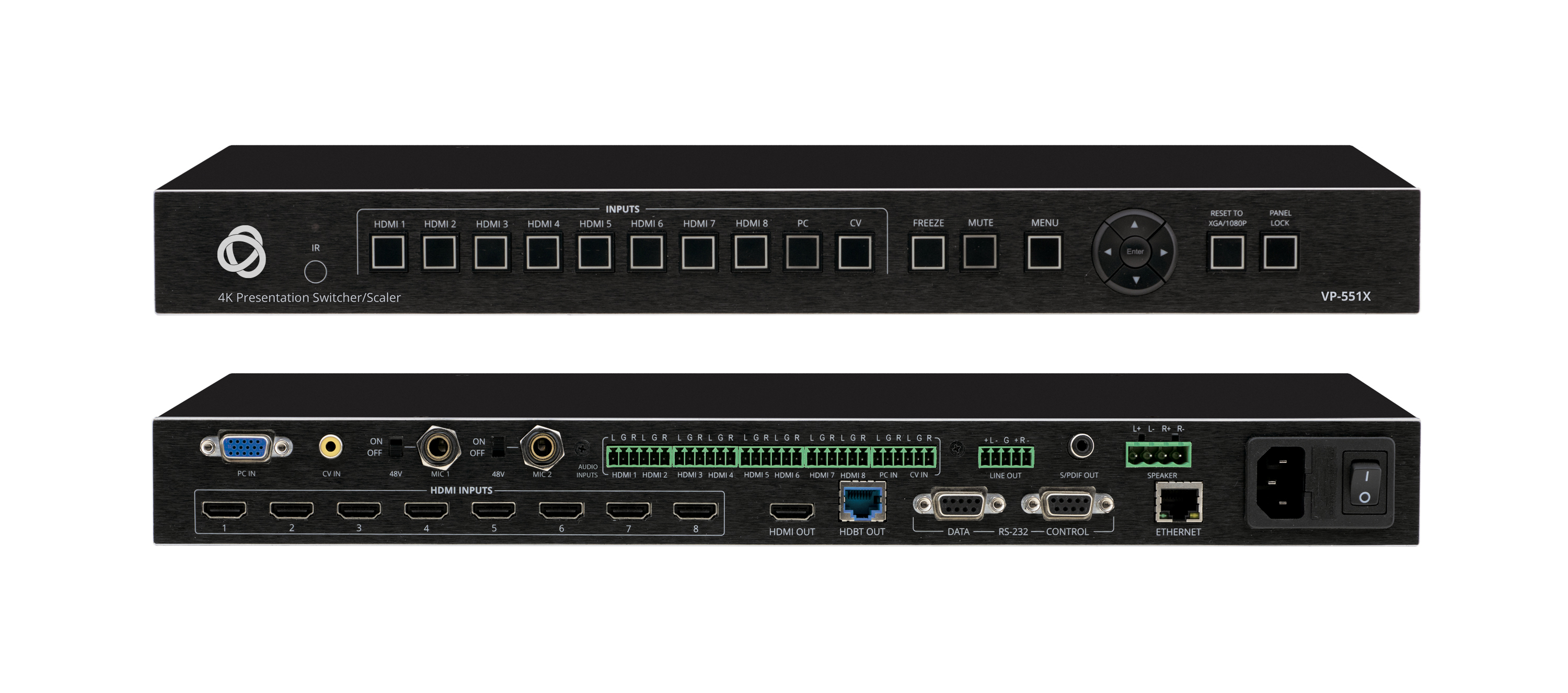 Kramer VP-551X 10–Input 18G 4K Presentation Switcher/Scaler