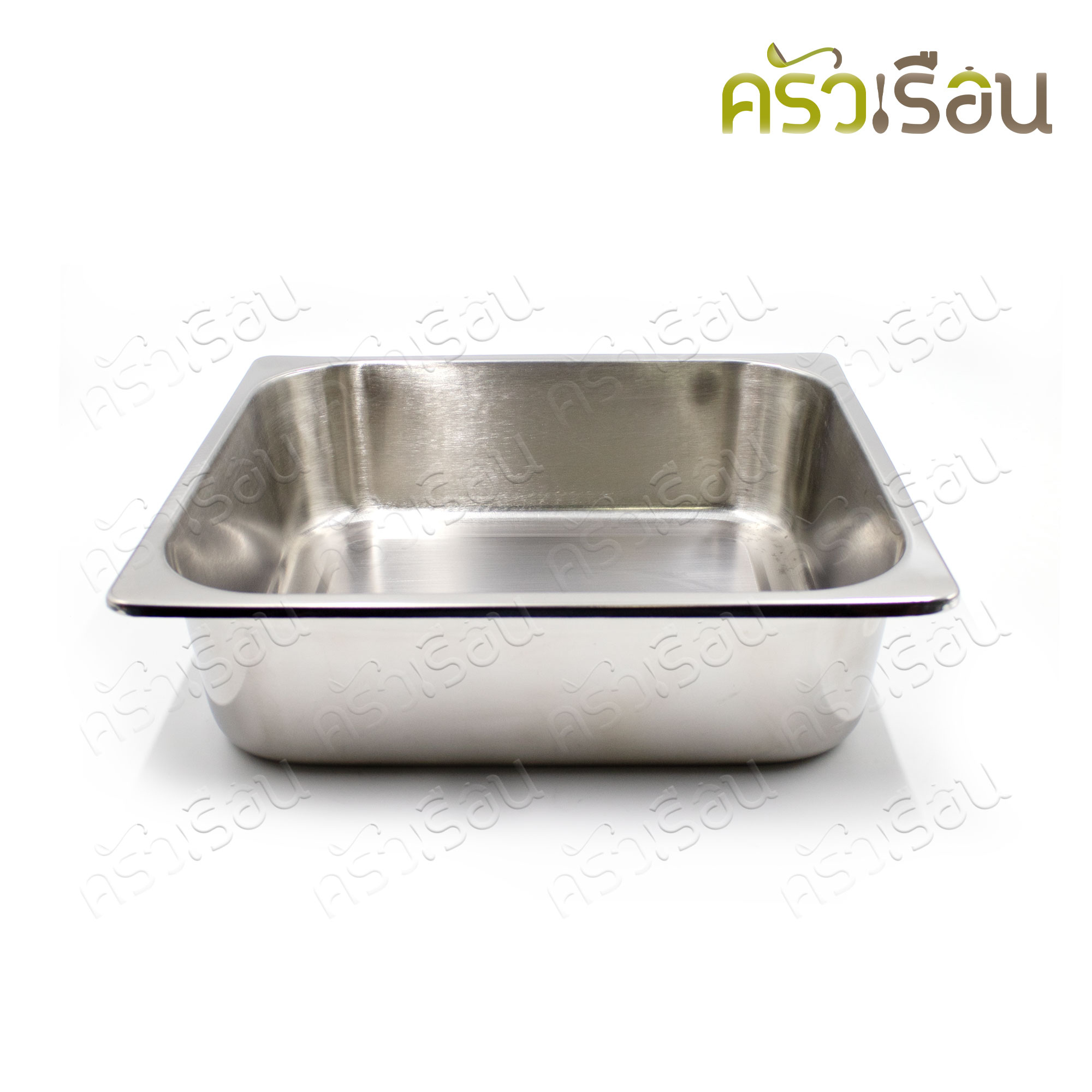 SPHINX BRAND อ่างอุ่นอาหาร 2/3 ทรงลึก สเตนเลส 304 [ราคาเฉพาะอ่าง ไม่รวมฝา] ขนาด 32.5 x 30 x 10 ซม. K107 ตราสฟิงค์