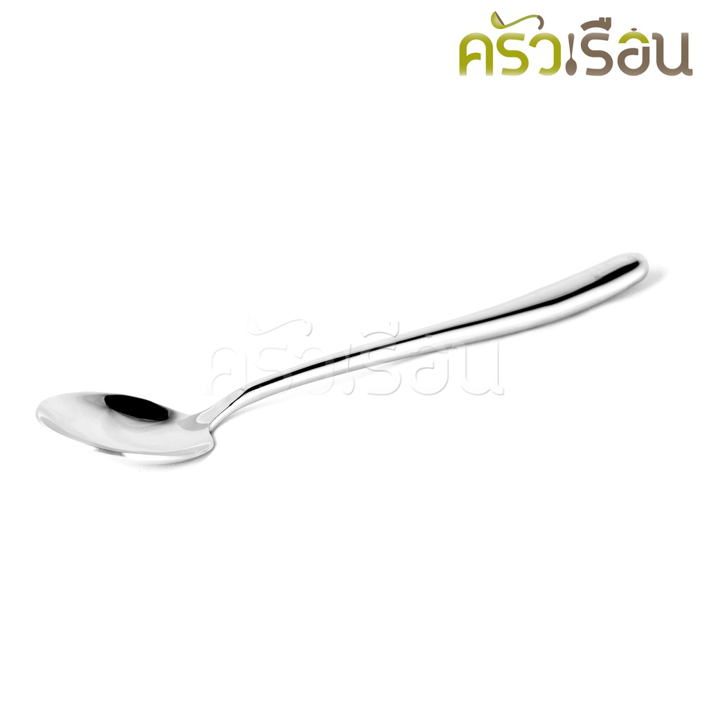 DOUBLE APPLES ช้อนซุป เล็ก สเตนเลส 16.2 ซม. ลายดุสิต ตราแอปเปิ้ลคู่ ช้อนตักพริก ช้อนขนม