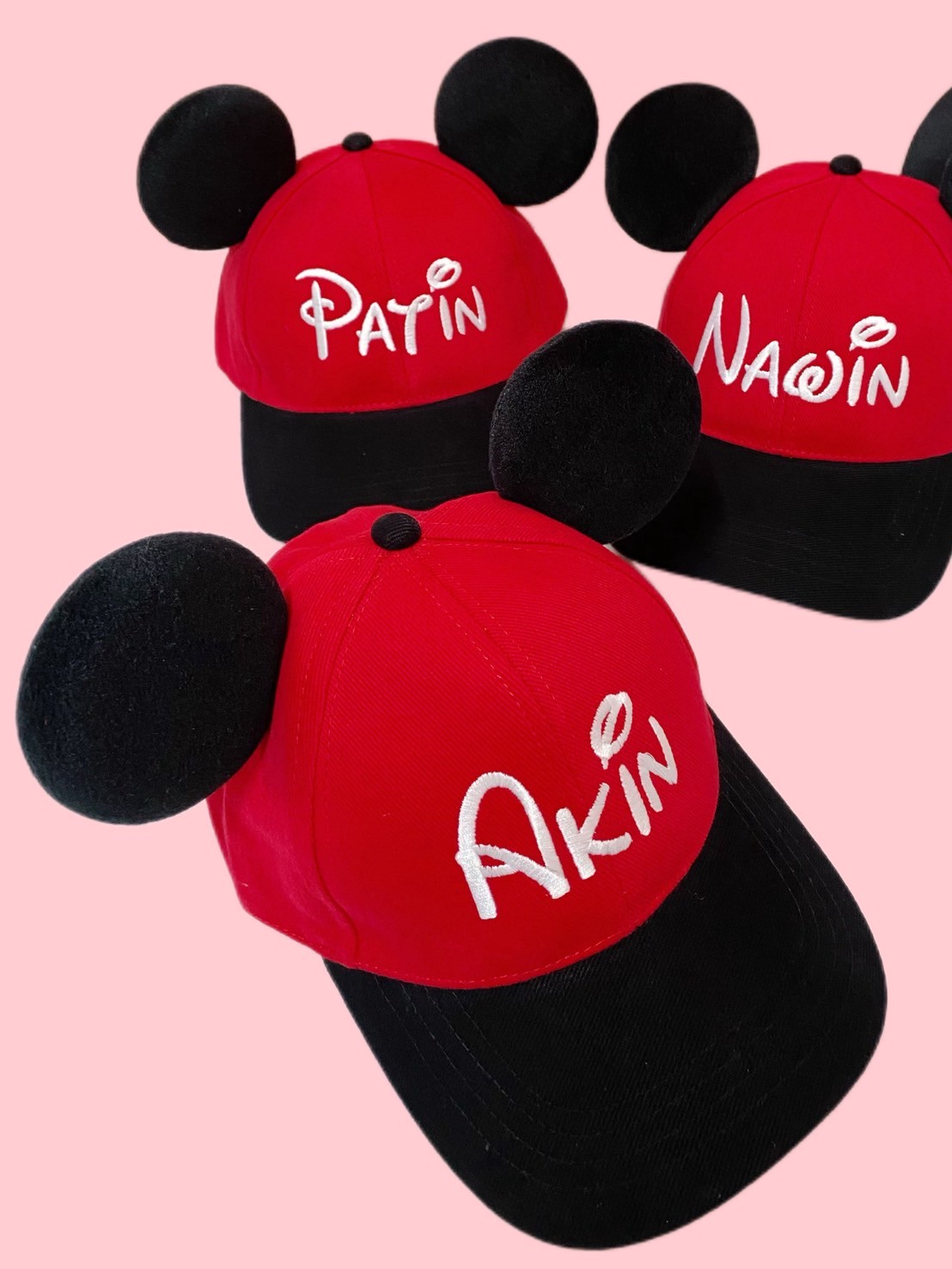 หมวกแก๊ปมิกกี้เมาส์ปักชื่อ หมวกMickeymouse