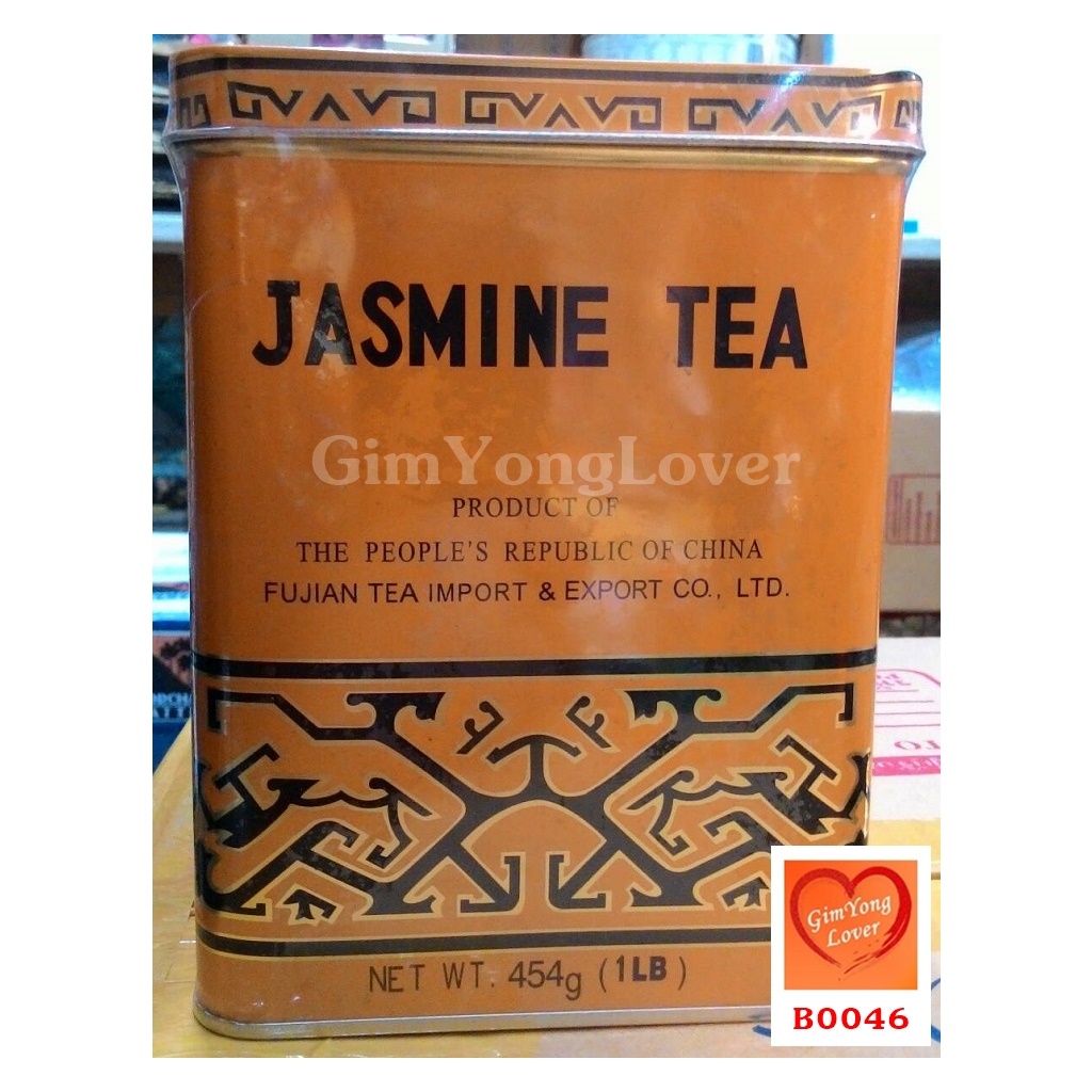 Jasmine Tea ใบชาจีน กลิ่นมะลิ กระป๋องใหญ่