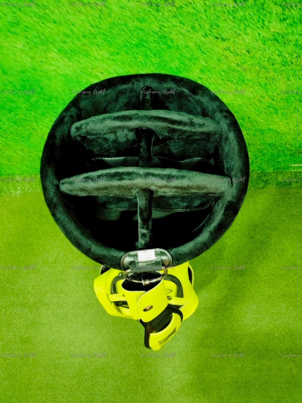 Golf bag SWAG ( PU Material ) 9.5 ( Waterproof zipper ) neon green Color