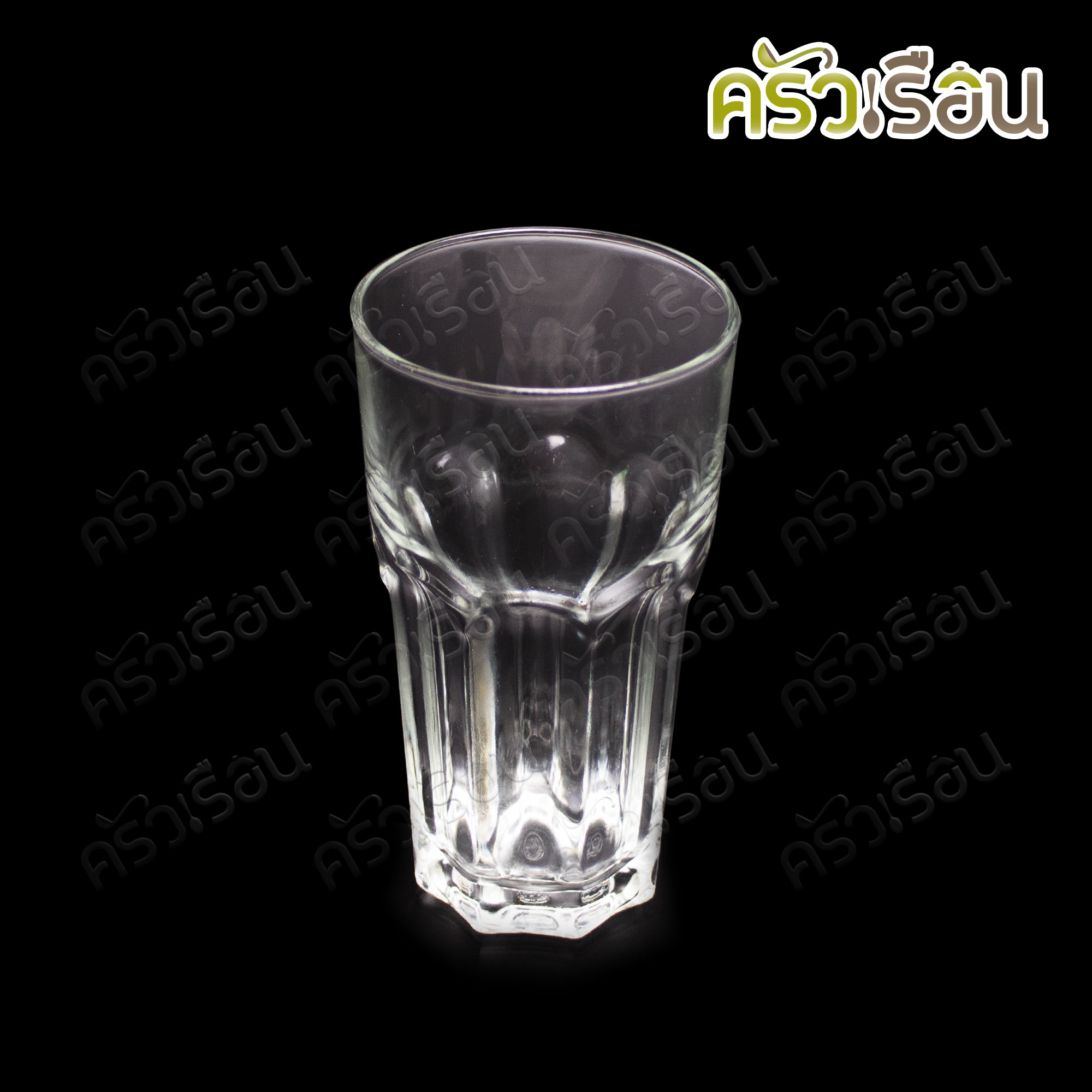 LUCKY GLASS แก้วน้ำ แฟชั่น 6.5 ออนซ์ (200 ml.) Euro Tumbler LG-101407 (10004) TD 6.6 x BD 5.0 x H 11.3 cm.