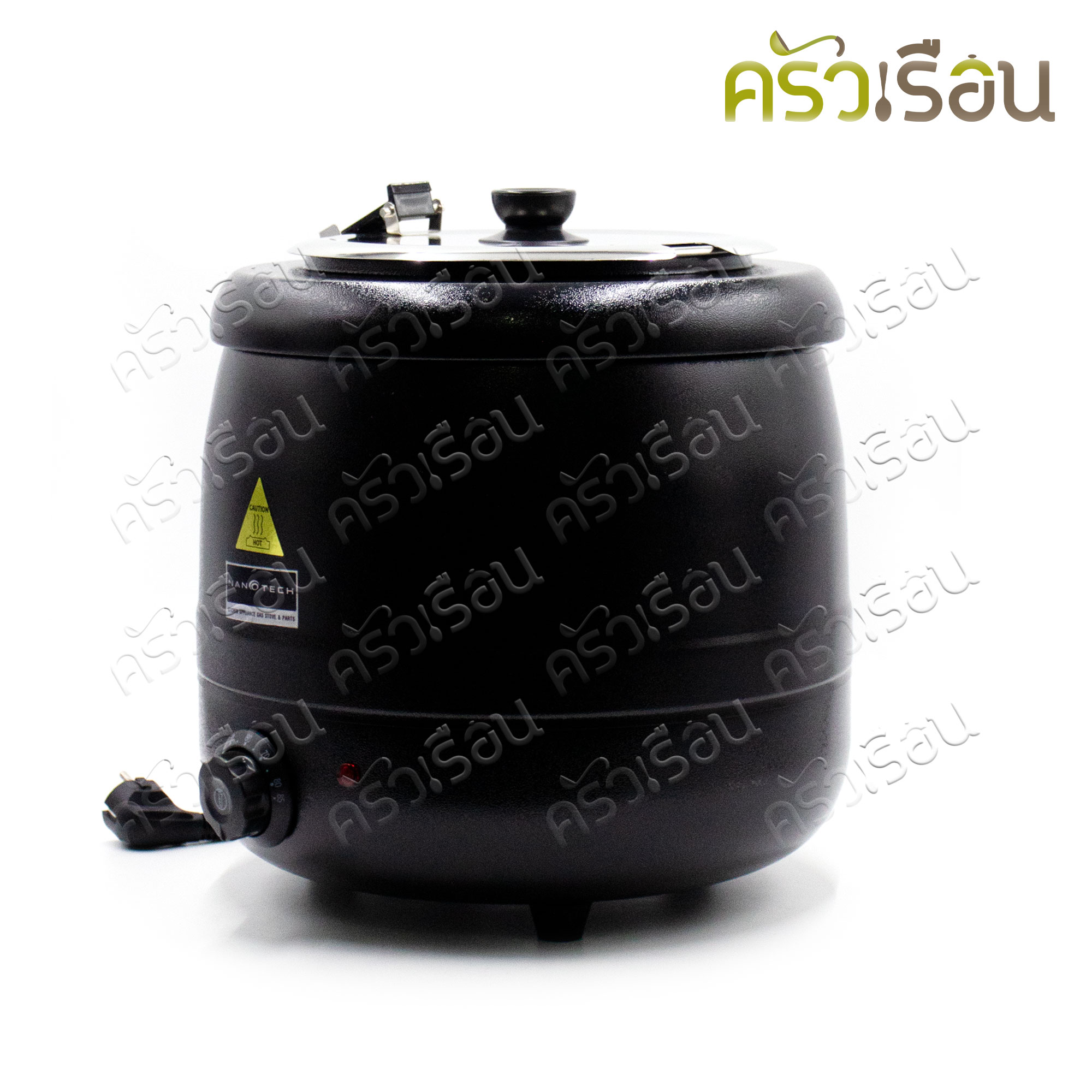 NANOTECH หม้ออุ่นซุปไฟฟ้า (ดำ) จุ 10 ลิตร รุ่น 83010SP/SW10 ขนาด 34.5 x 34.5 x 36 ซม.