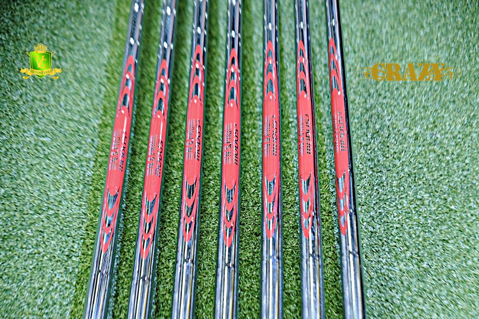 Iron set Akira KS-301 Prototype 4-9,Pw (N.S Pro Modus3 Tour120/ R)