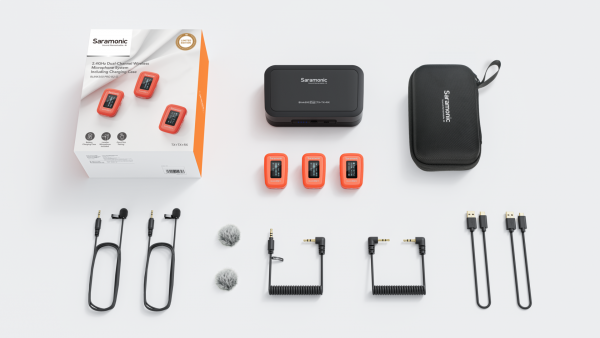 Saramonic Blink500 Pro B2-O Limited ไมโครโฟนไร้สาย คลื่น2.4GHz สำหรับกล้องและสมาร์ทโฟน (1ตัวรับ2ส่ง)