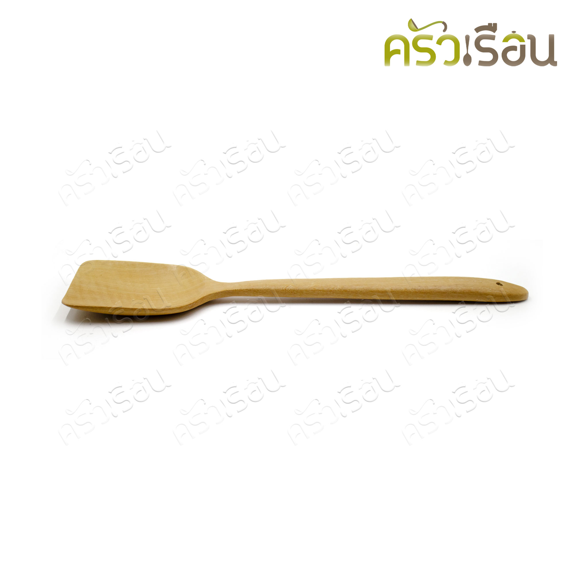 CPK, large solid wooden turner, length 38 x width 8.5 cm.