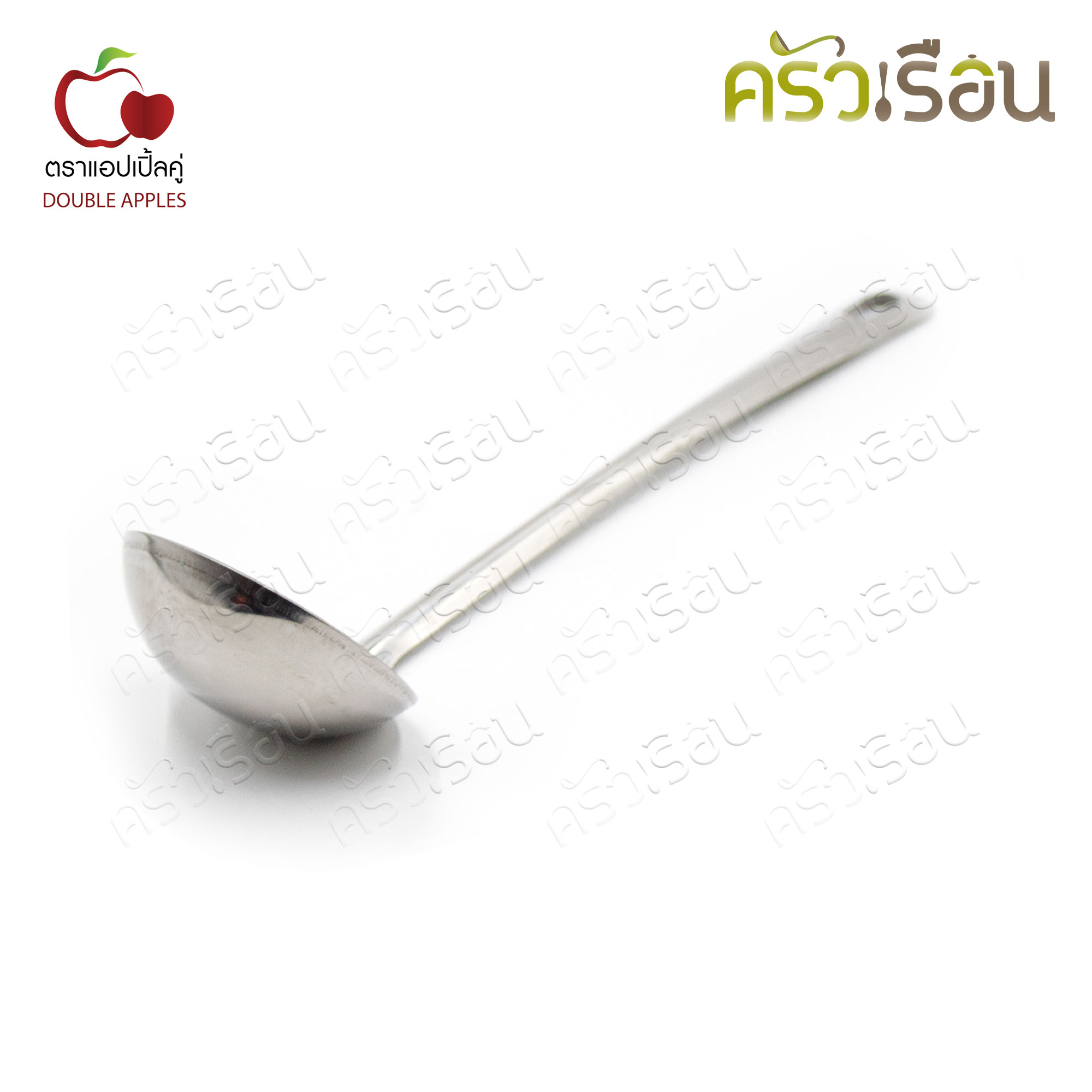 Double apples, stainless steel ladle, 2.5 inches, length 25 cm, Sukiyaki ladle