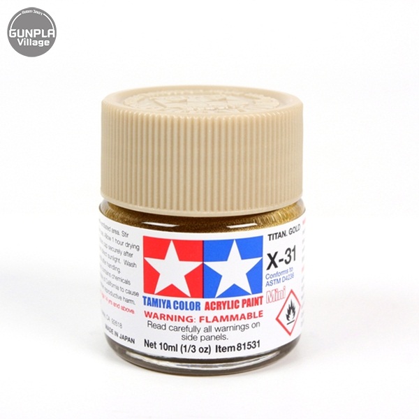 Tamiya 81531 Acrylic Mini X-31 Titan Gold Tamiya 49376487