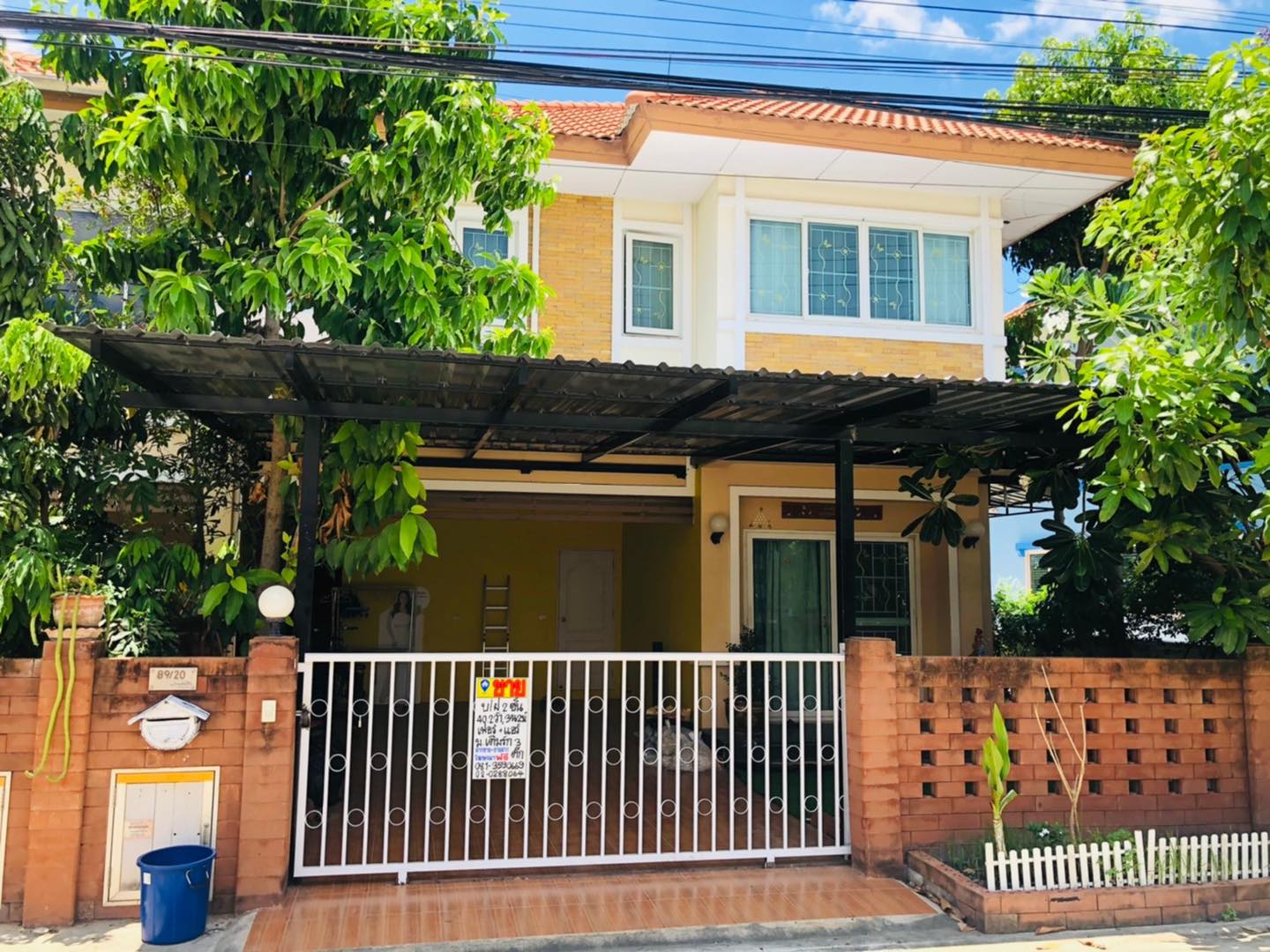 ขายบ้านแฝด 2 ชั้นหมู่บ้านเติมรัก3 (รหัสทรัพย์ 202165) ถนนบ้านกล้วย-ไทรน้อย แขวงไทรน้อย เขตไทรน้อย นนทบุรี ขนาด 40.20 ตรว