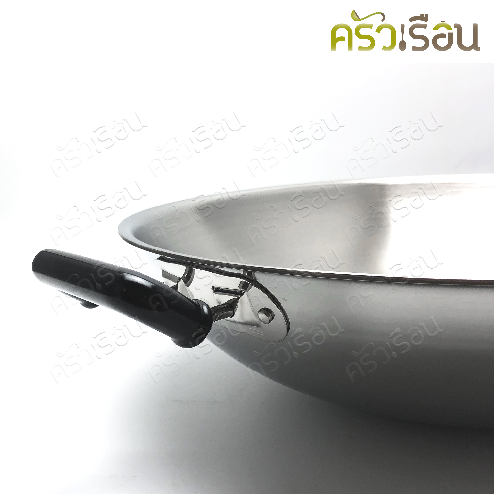 Zebra กระทะจีน สเตนเลส 5 ชั้น 42 ซม. พร้อมฝา+ชั้นนึ่ง ตราหัวม้าลาย 176202 กระทะม้าลาย wok