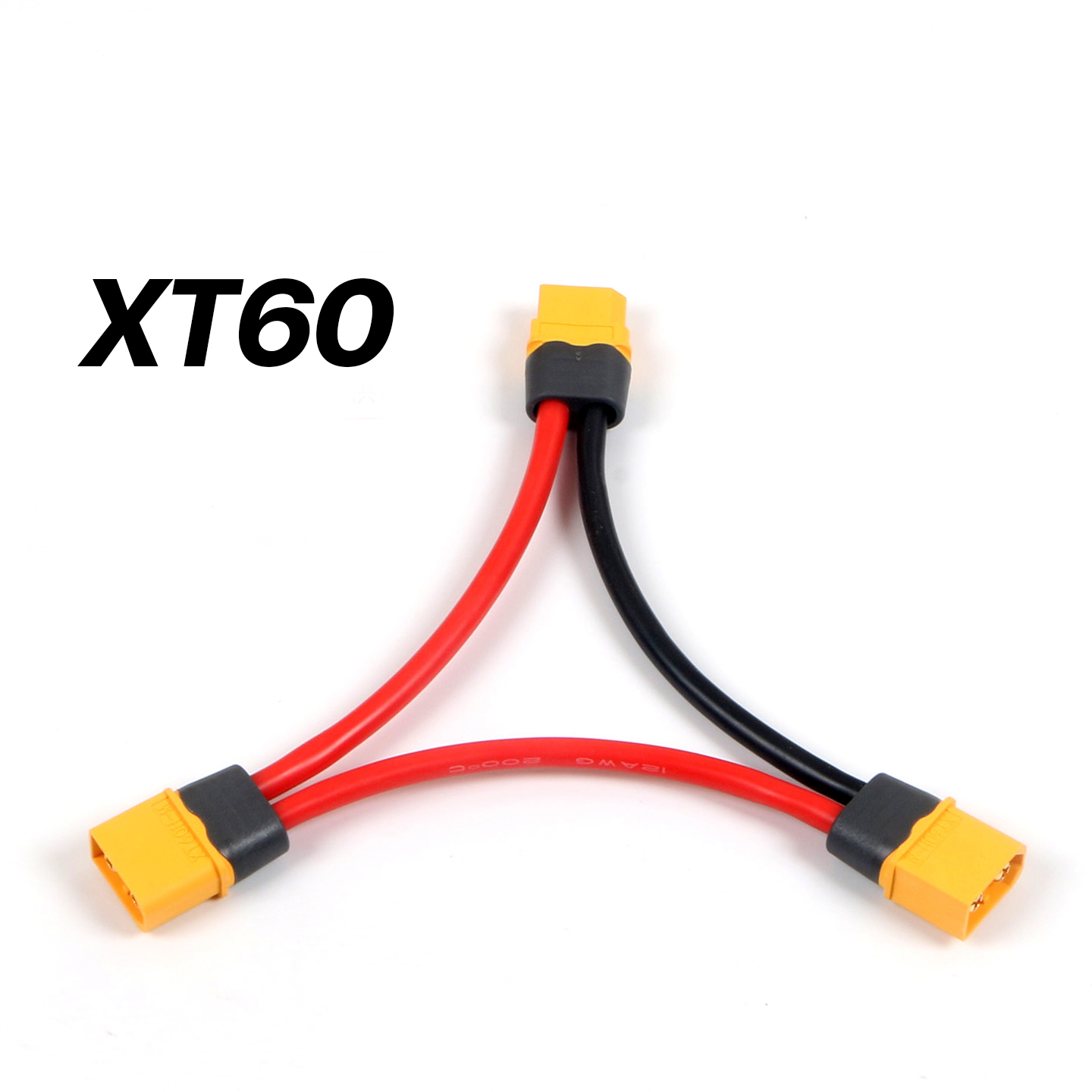 สายแยกไฟ Y-Cable XT60/XT90 คุณภาพสูง แยก 1 เป็น 2 รองรับงาน FPV RC กระแสสูง ปลอดภัย แข็งแรง คุ้มค่าอุปกรณ์โดรน Drone