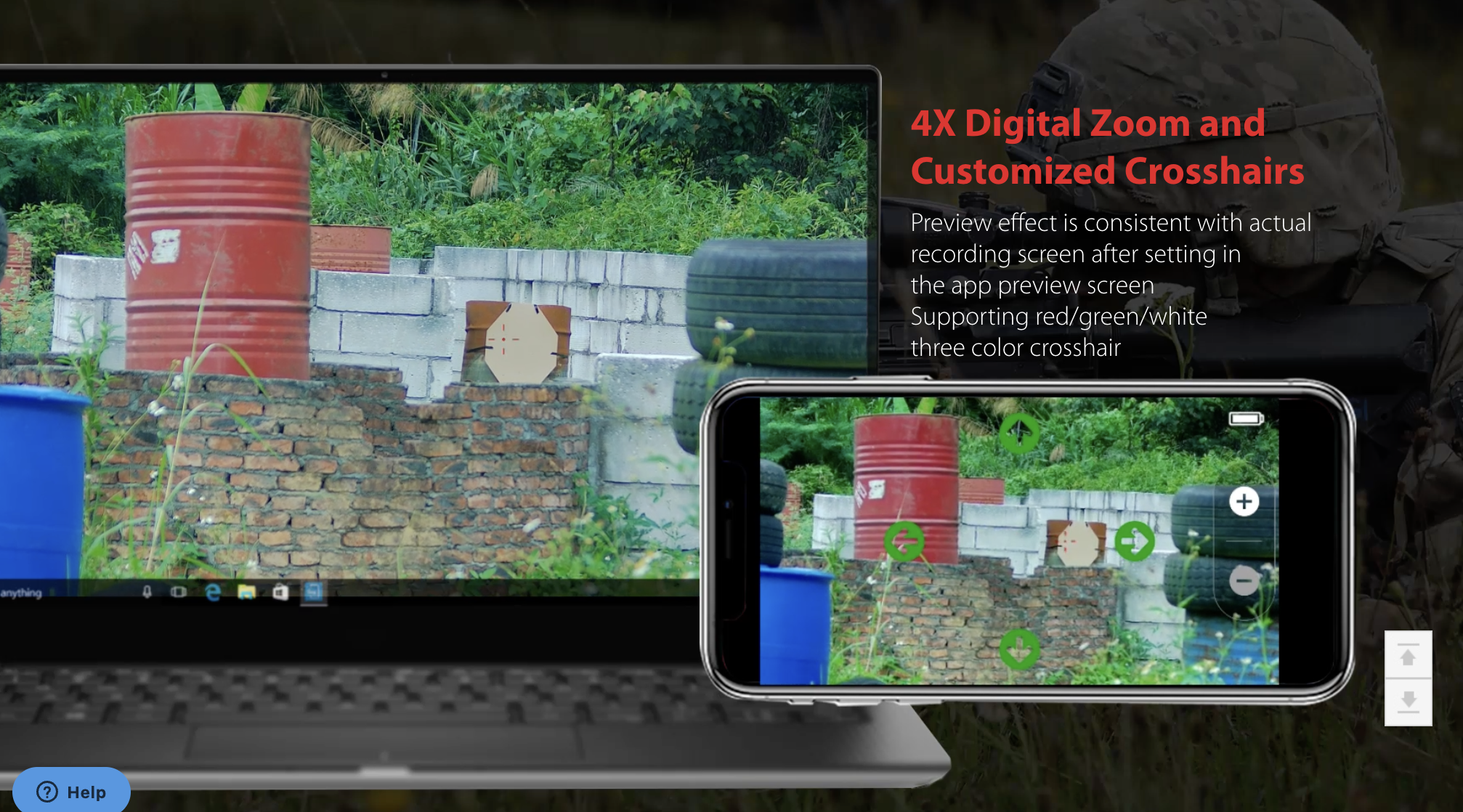 RunCam Scope Cam 2 4K กล้องบันทึกติดปืนอัดลด airsoft gun Sniper Rifles SMGs ชัด จับทุกความเคลื่อนไหว แม่นยำ wifi และ App