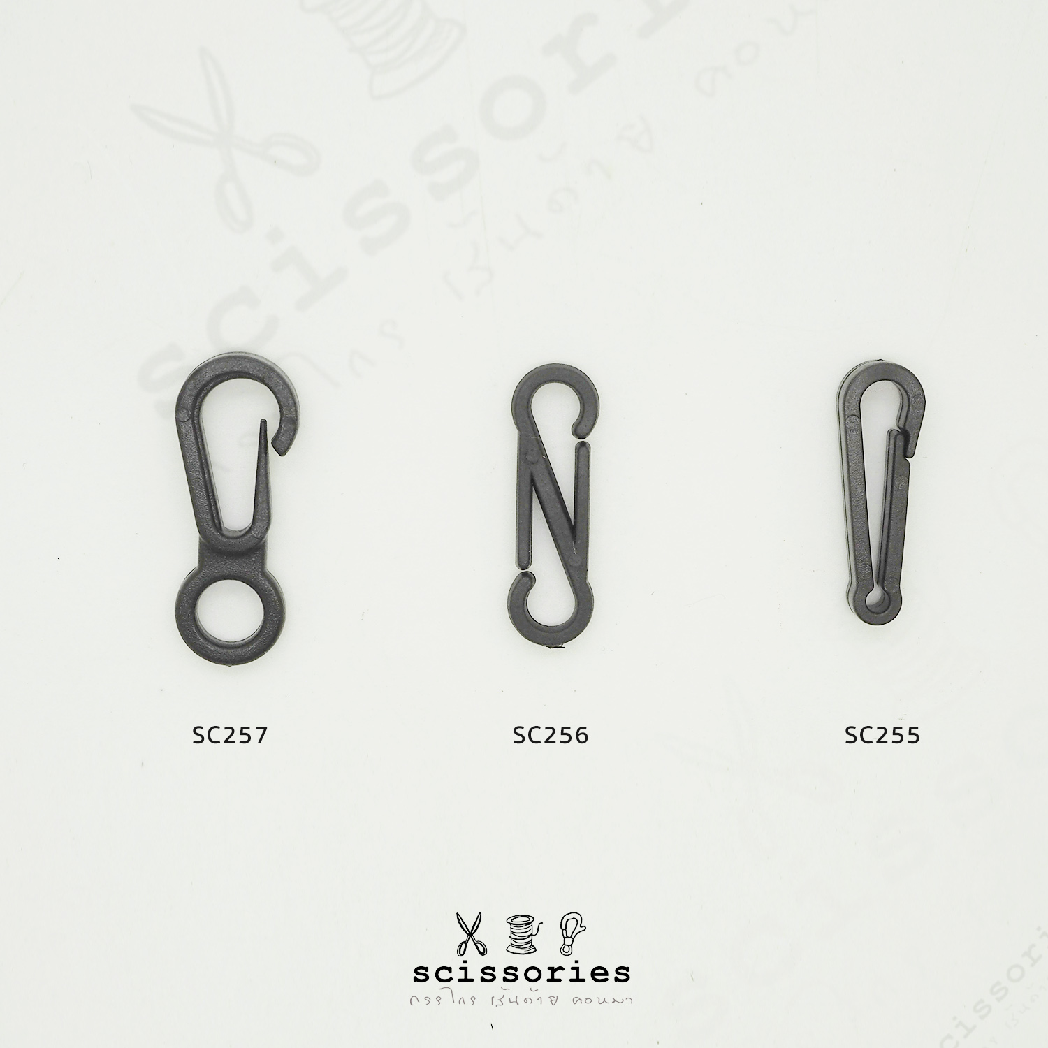 ตัวเกี่ยวสายคล้องแมส 10 ตัว