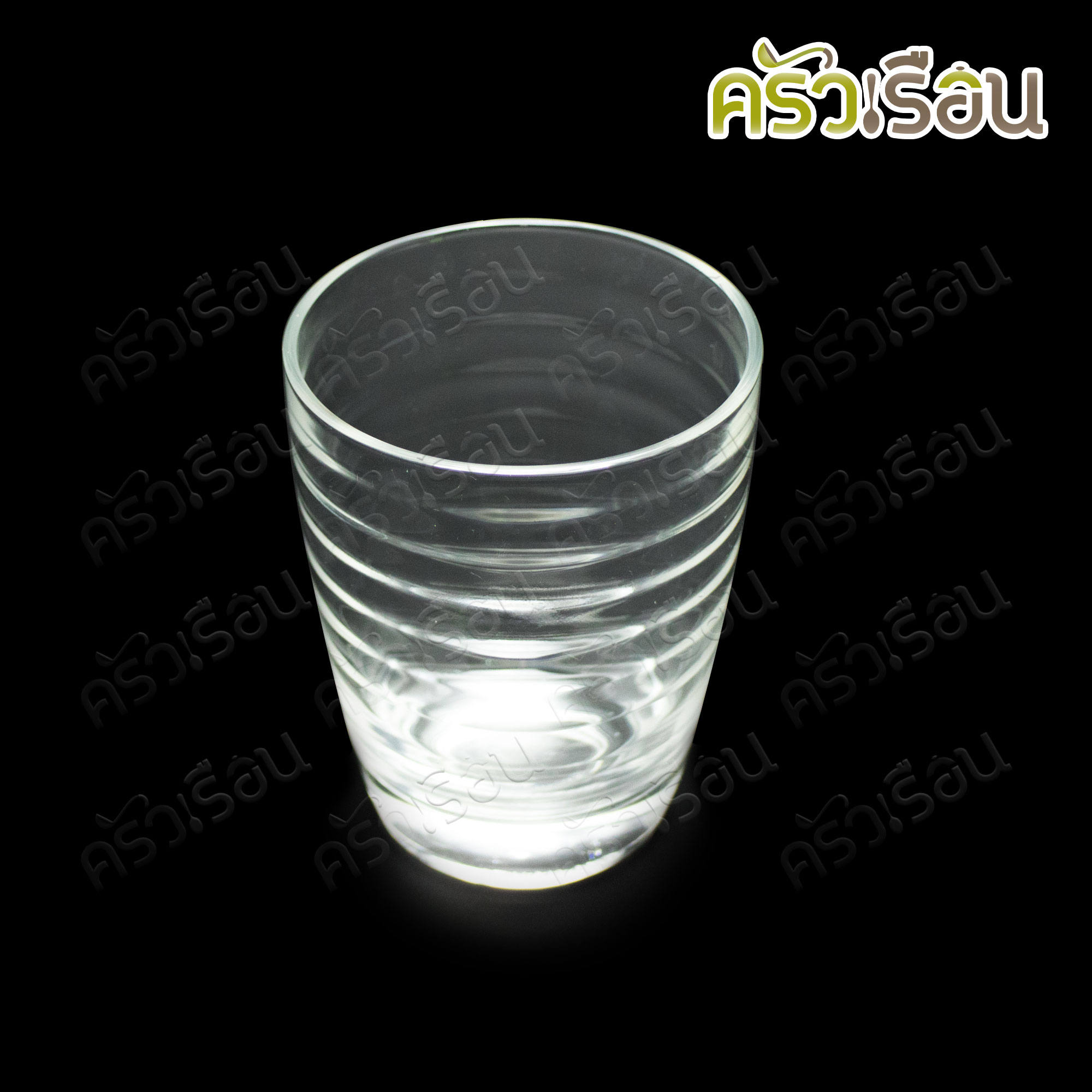 UNION GLASSS แก้วน้ำ เทียร่า ลายริ้ว 348 ml. (12 oz.) UG354 TUMBLERS TD 83.80 x BD 53.80 x H 107 mm.