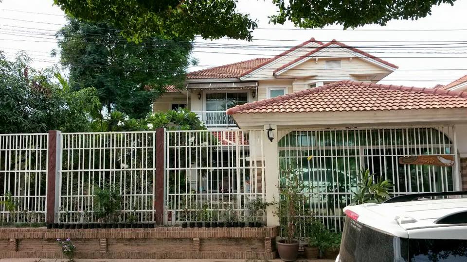 ขายบ้านเดี่ยว 2 ชั้น หมู่บ้านบุศราคัม กรีนวิลล์ ซอยวัดส้มเกลี้ยง จ.นนทบุรี รหัส H9