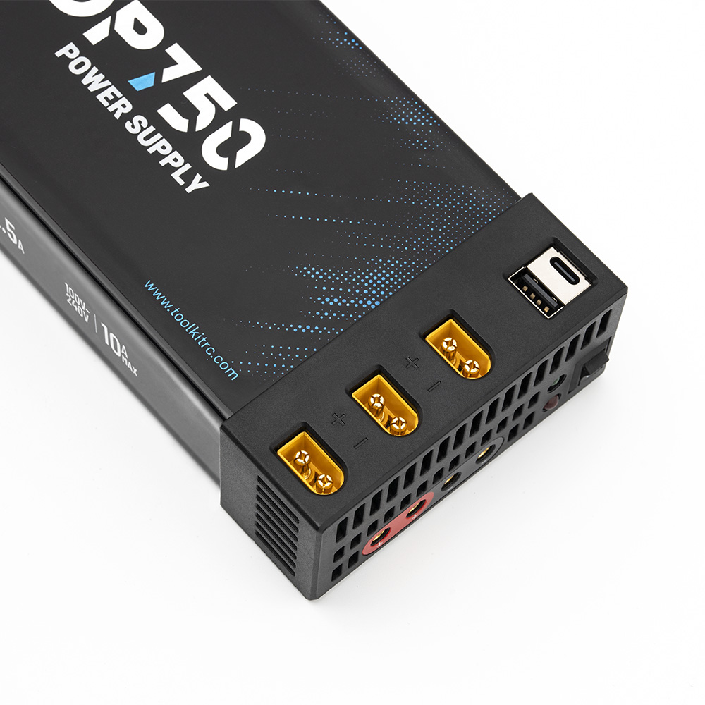 ToolkitRC ADP ADP750 750W 12V 62.5A 100-240V AC to 12V DC power supply จ่ายไฟอัจฉริยะ 7 พอร์ต มีพัดลม ToolkitRC M6D M7