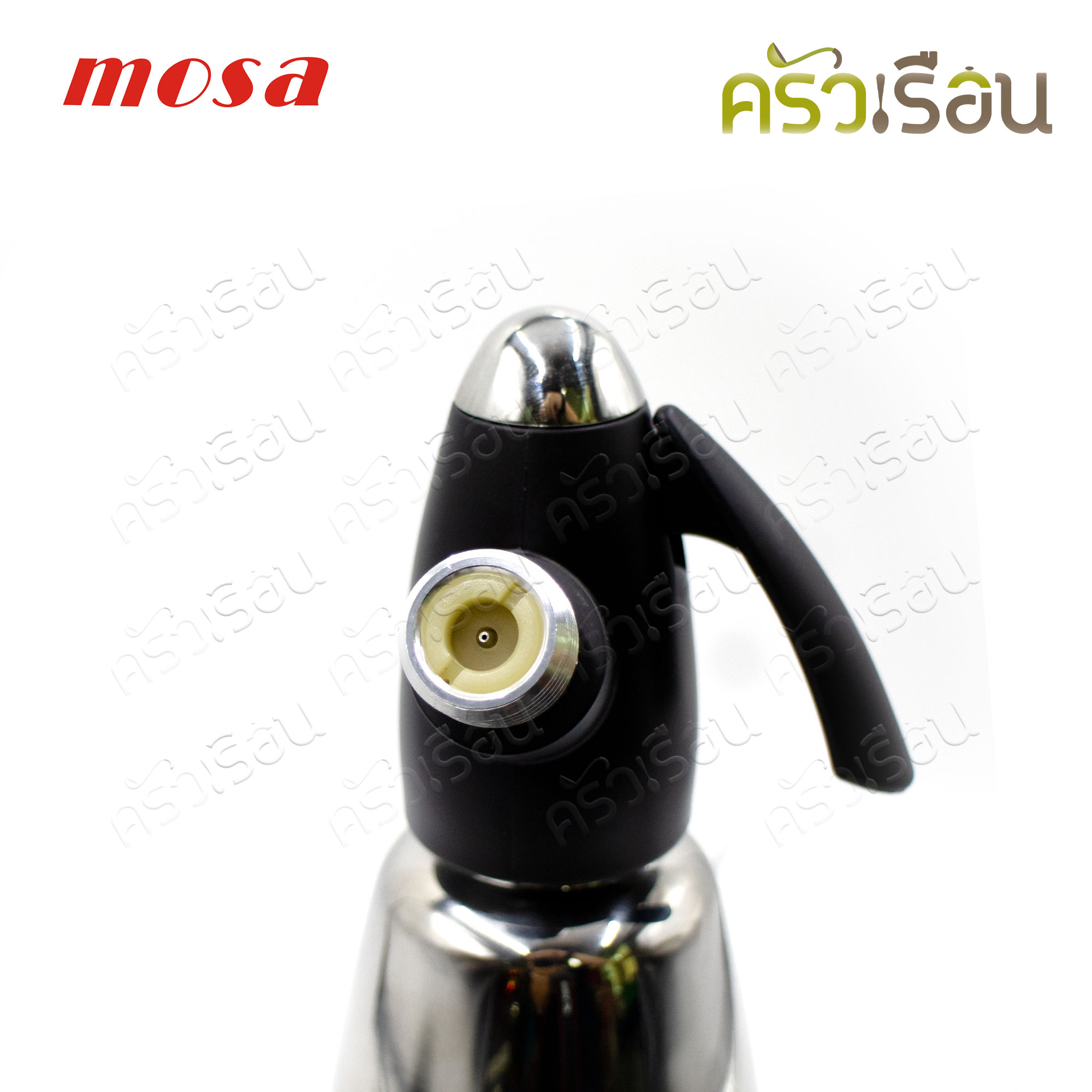 MOSA Soda Siphon Stainless เครื่องทำน้ำโซดาแบบหัวฉีด ขนาด 1 ลิตร พร้อมก๊าซสำหรับทำน้ำโซดา CO2 3 กล่อง กระบอกทำน้ำโซดาไซฟอน สแตนเลส ขวดทำน้ำโซดา