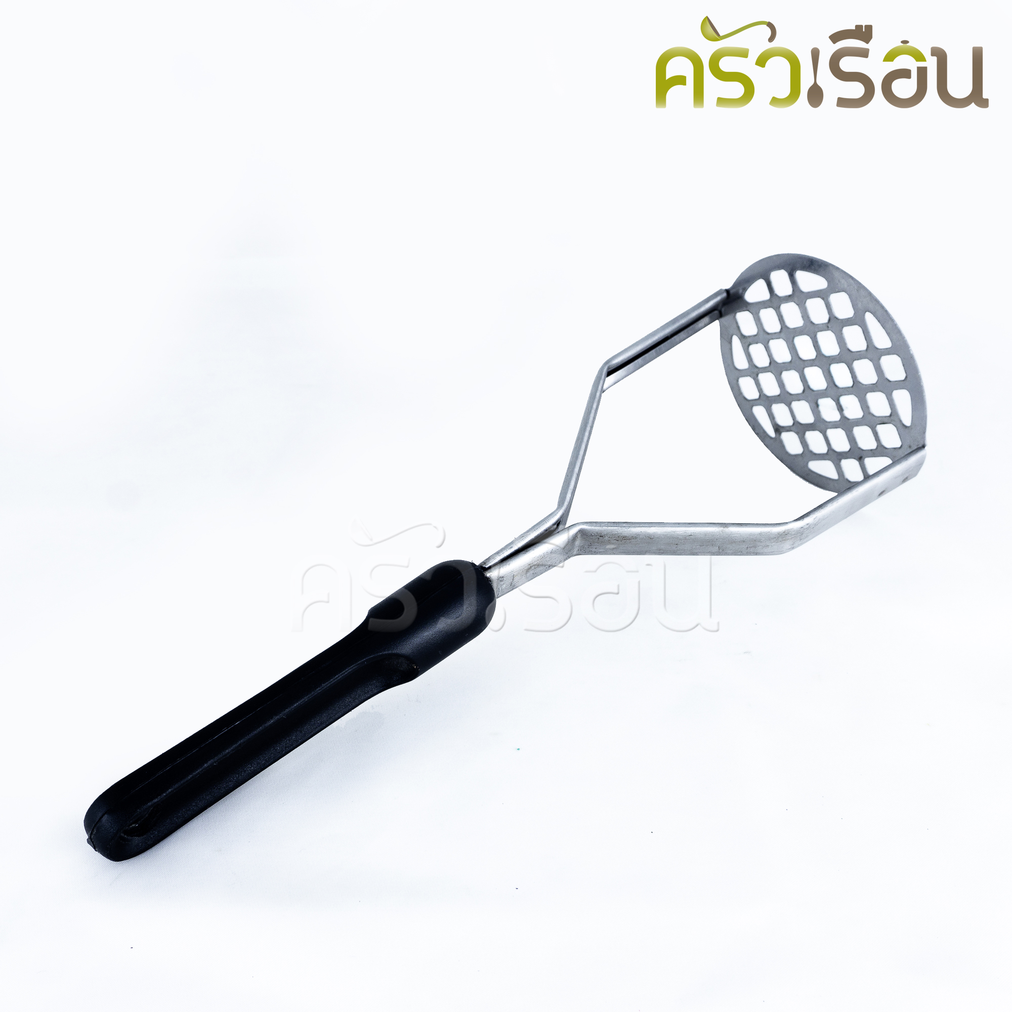Twin Ray potato masher, stainless steel with plastic handle 10 inches [ 8 x 25 cm.] #111 food grinder.