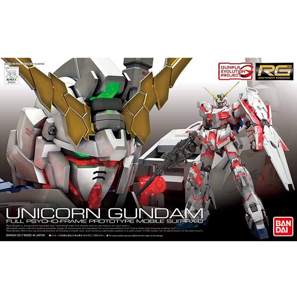 RG Unicorn Gundam BANDAI 4573102616203