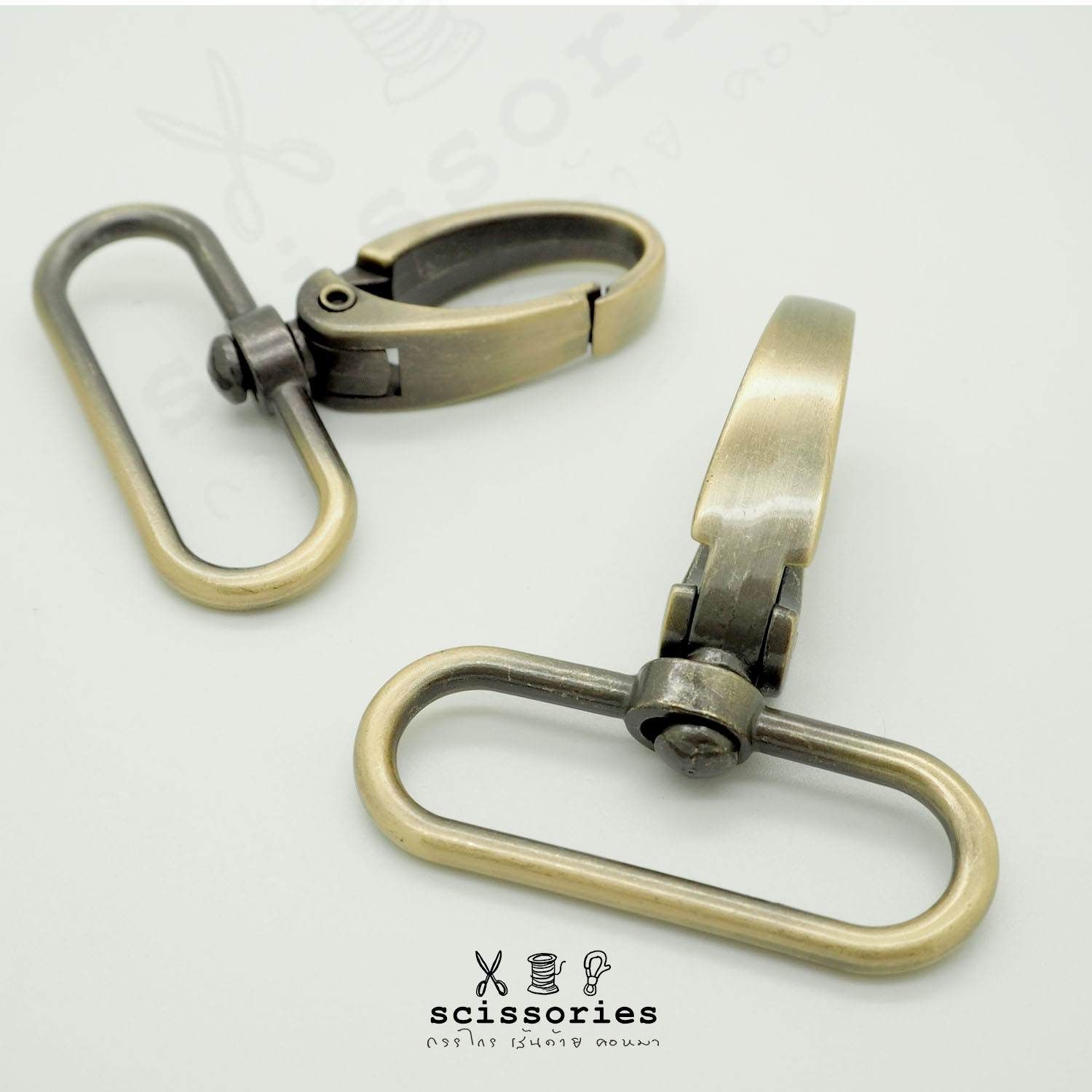 คอหมา 1.5in สีเหลืองปัด/2 ตัว