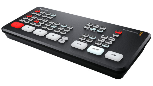 ATEM Mini Live production switcher designed for live streaming