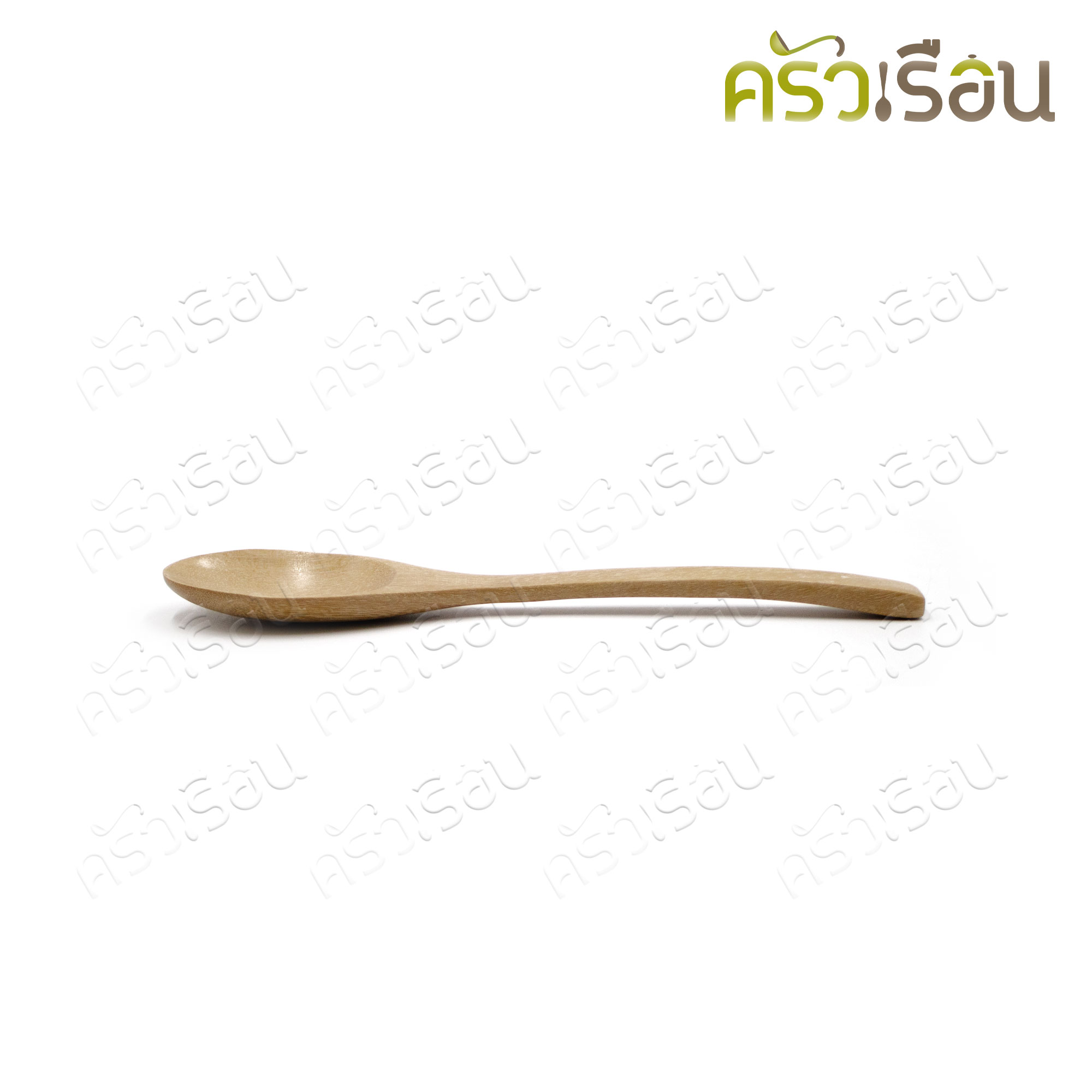 CMG Wooden soup spoon, oval scoop, cut end, 4 x 20 cm.